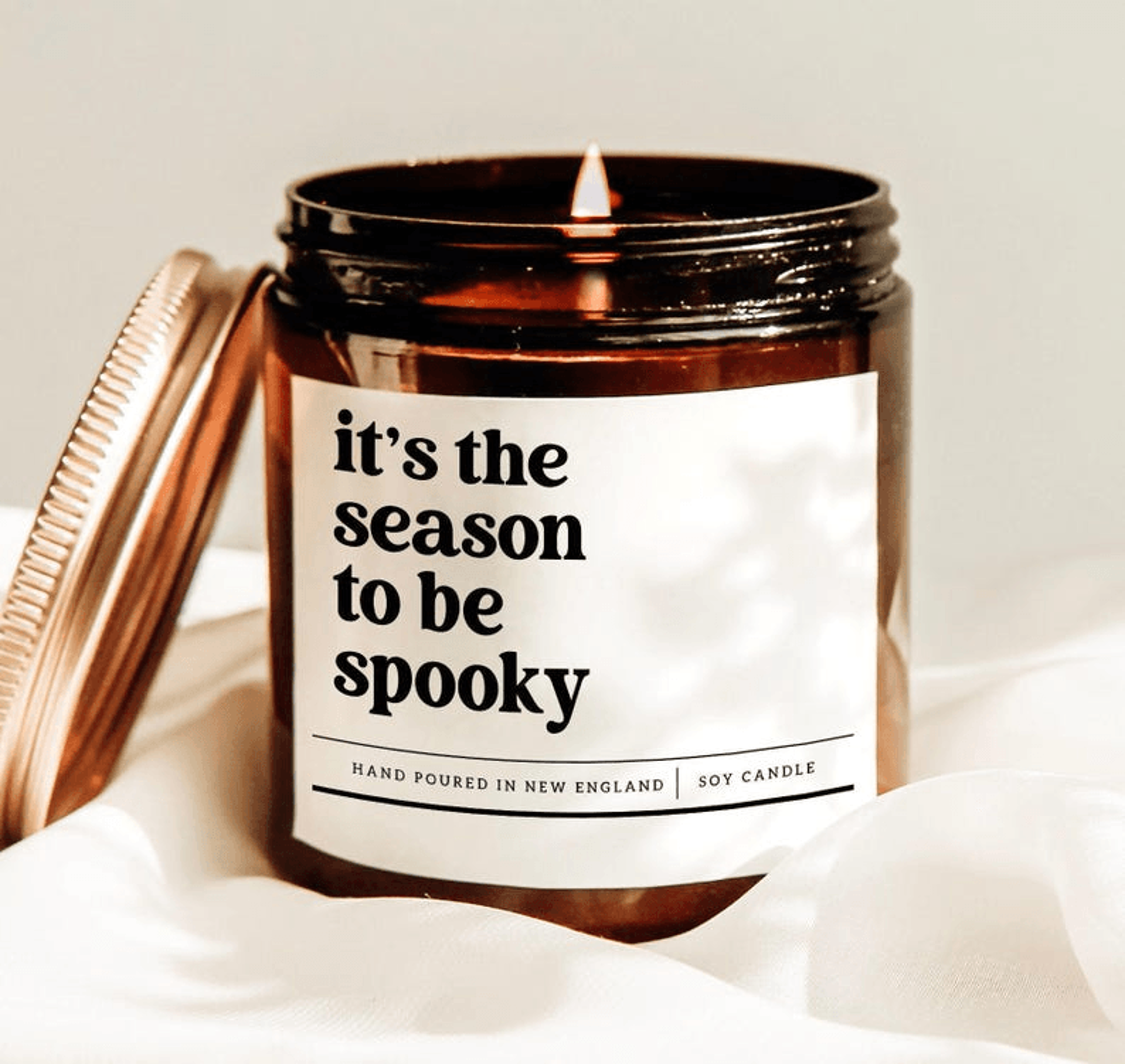 halloween soy candle spooky season candle funny fall candle gift autumn decor aesthetic halloween home decor