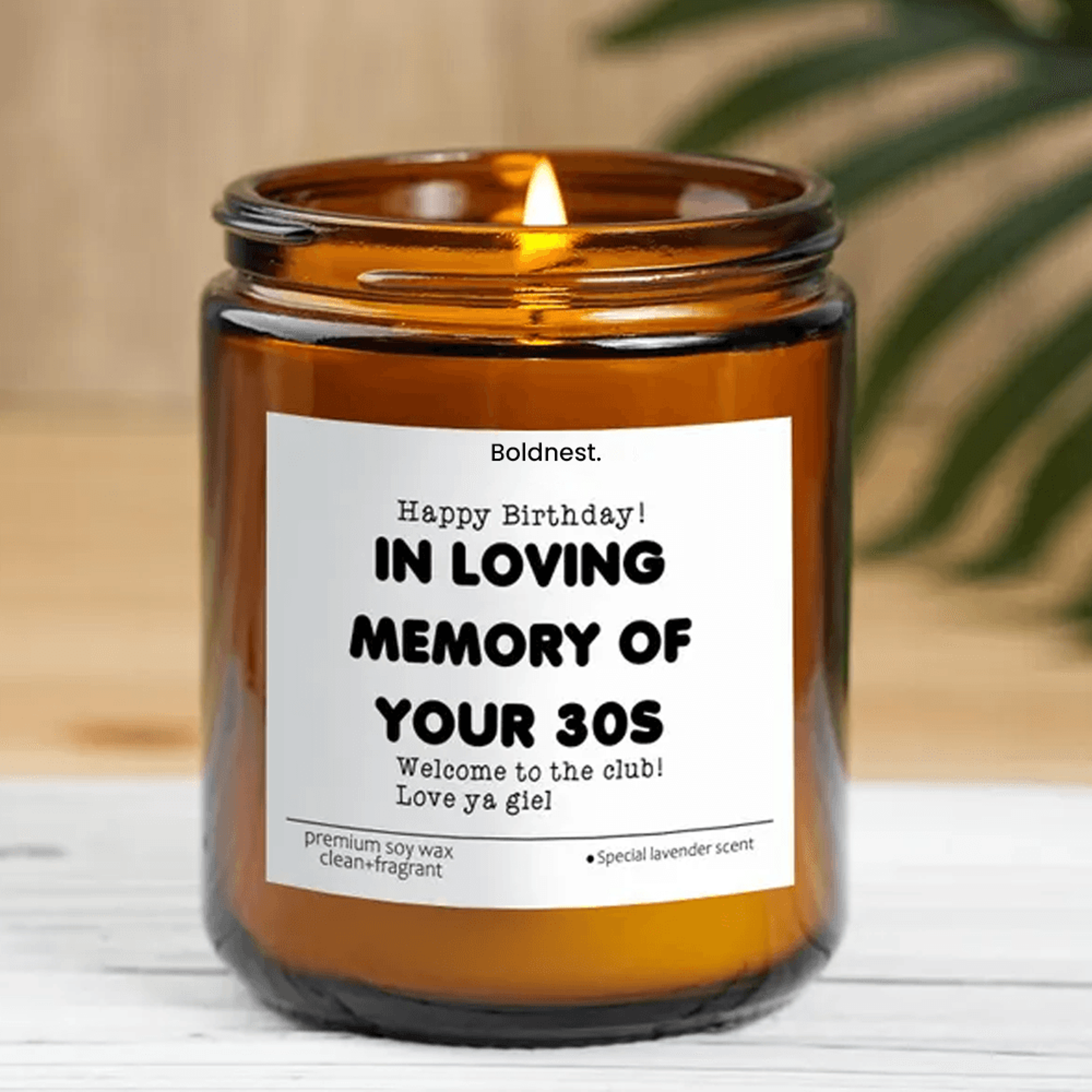 funny 30th birthday candle, happy birthday 30 candle, turning 30 gift, best friend birthday gift, milestone birthday