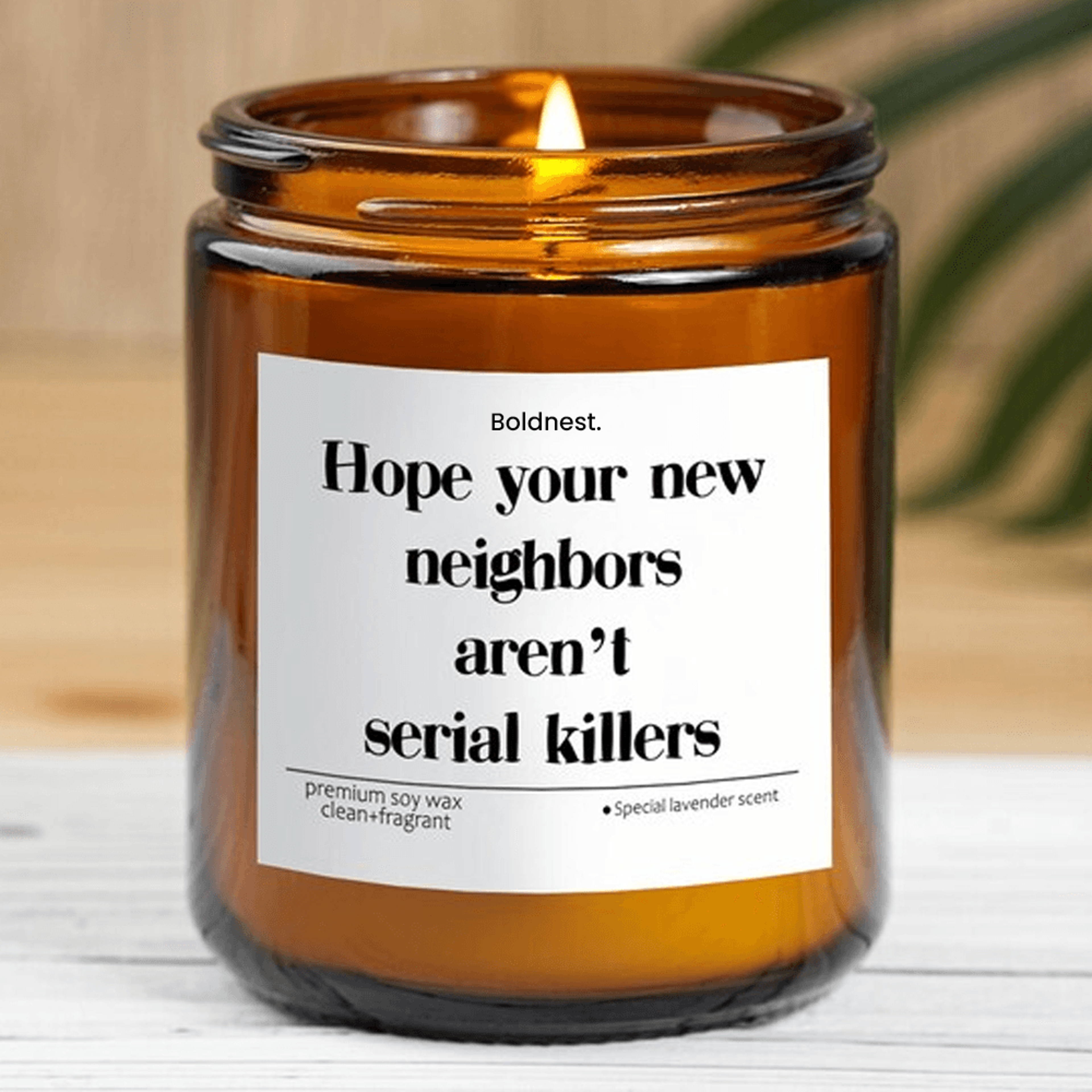 funny housewarming candle, new home gift, moving away gift, neighbor gift, new house candle, housewarming present