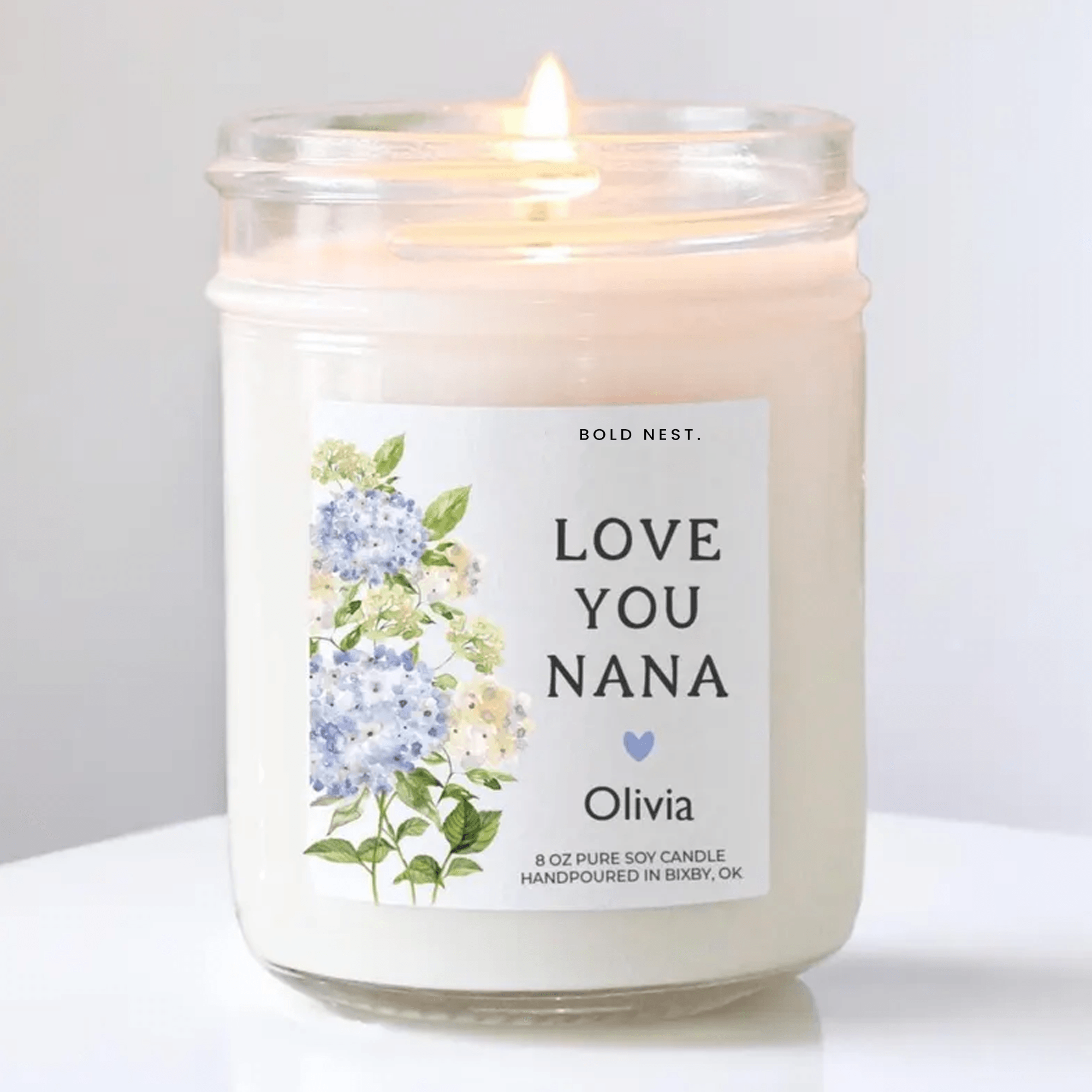personalized nana candle gift from granddaughter custom nana gift mother's day gift for grandma birthday candle
