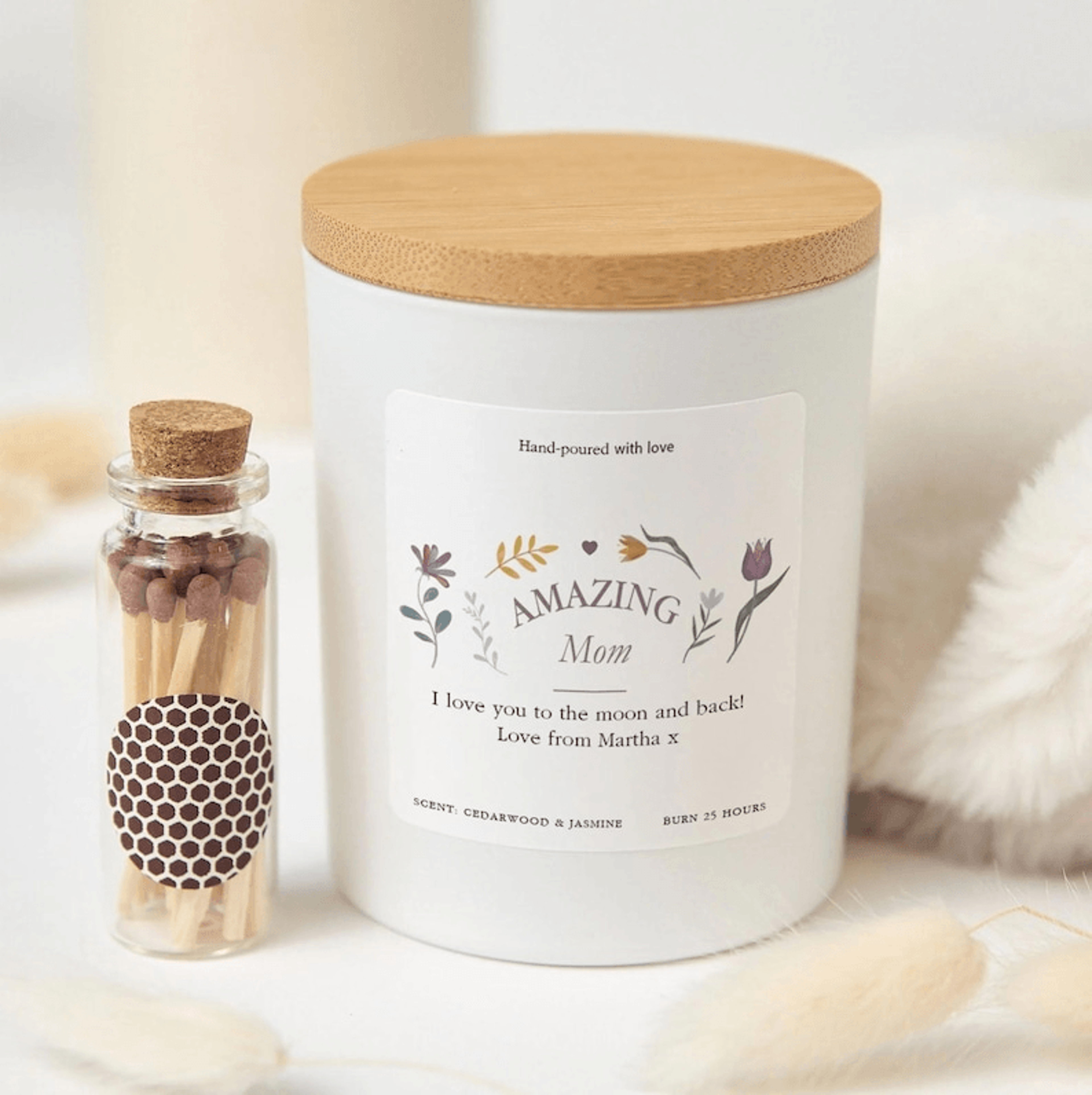 amazing mom candle, personalized mother gift, custom mom candle, mother's day gift for mom, birthday gift for mom