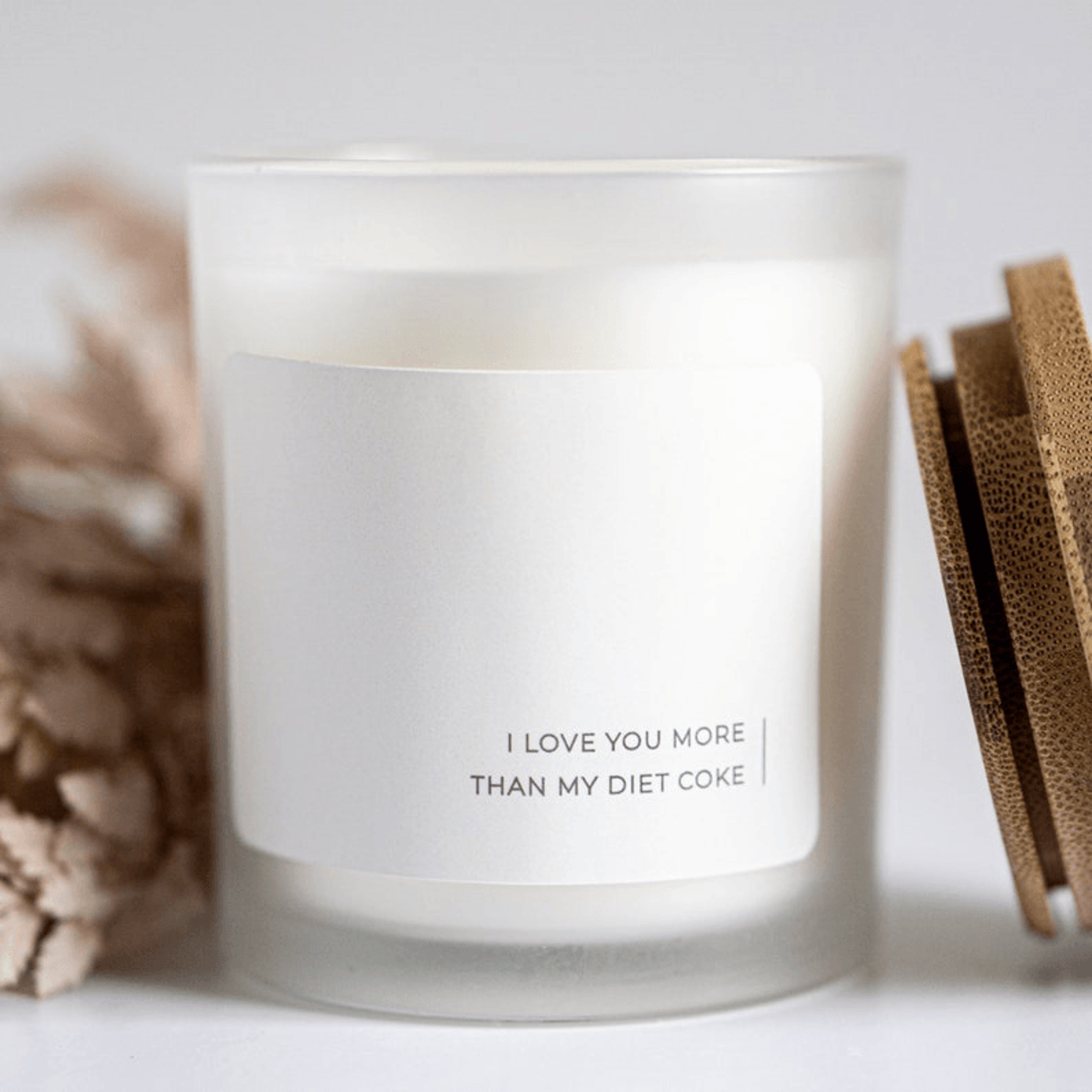 i love you more than my diet coke candle funny romantic gift for boyfriend girlfriend valentines day