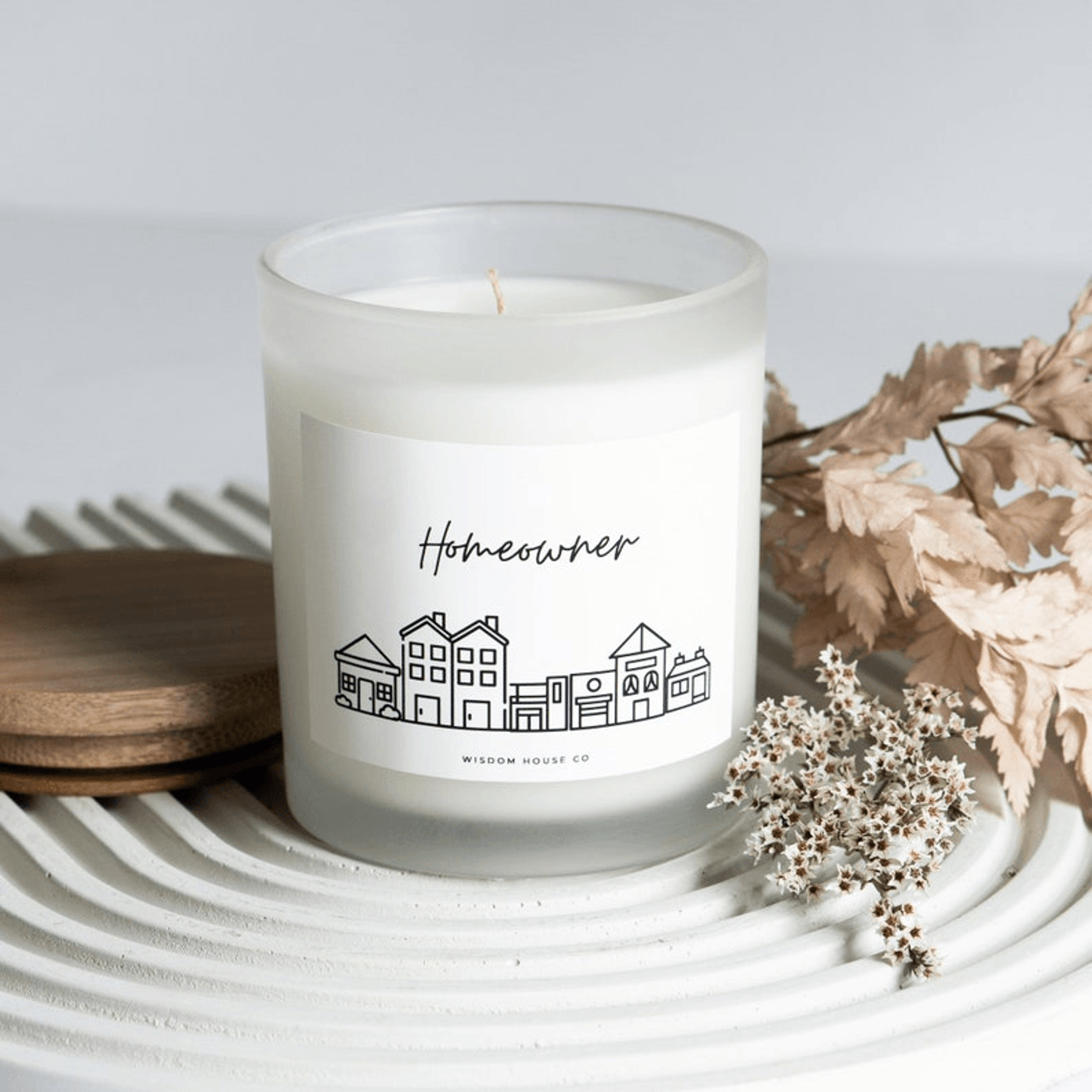 homeowner candle new home gift housewarming gift for new homeowner first home gift realtor closing gift