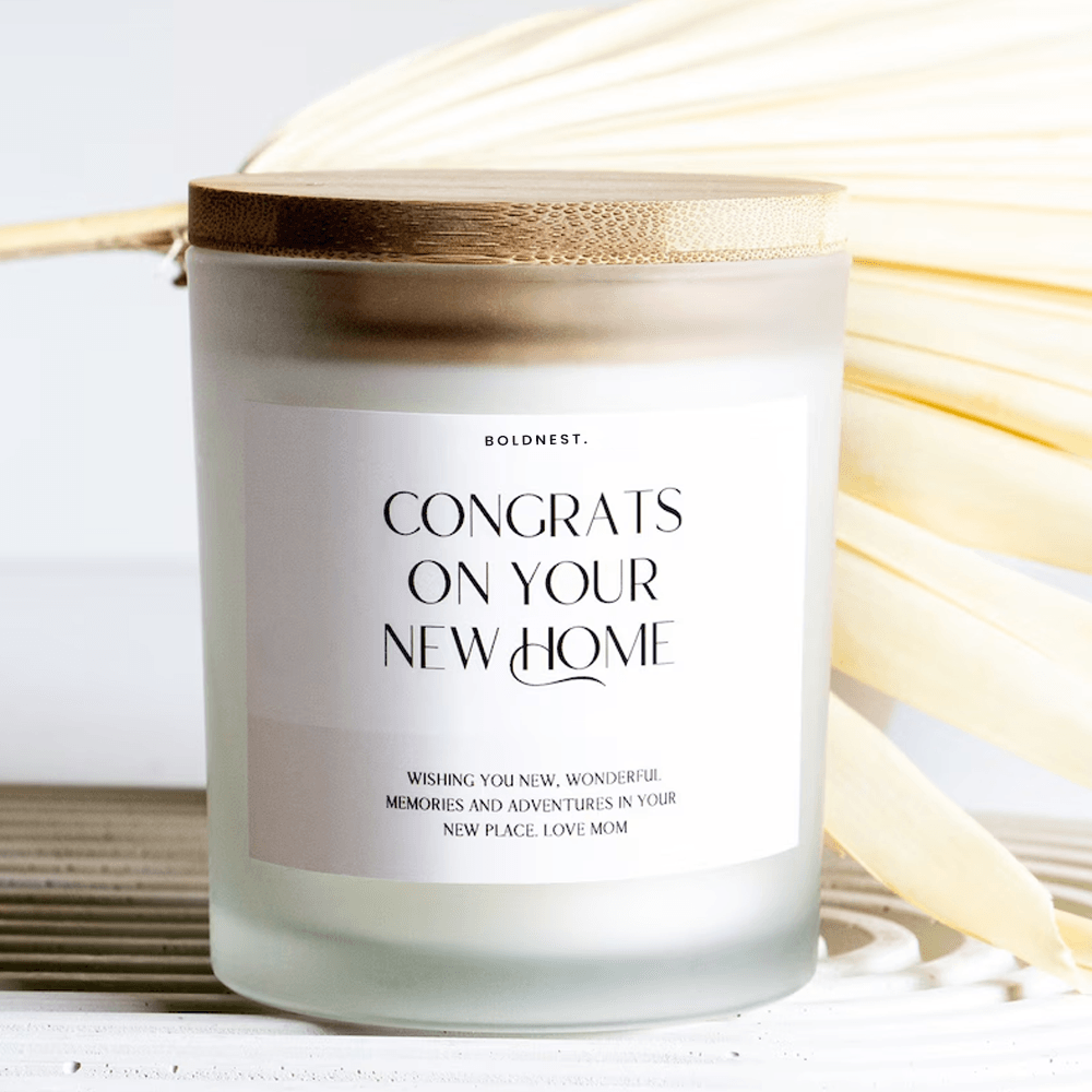 congrats on your new home candle housewarming gift new homeowner gift realtor closing gift client gift