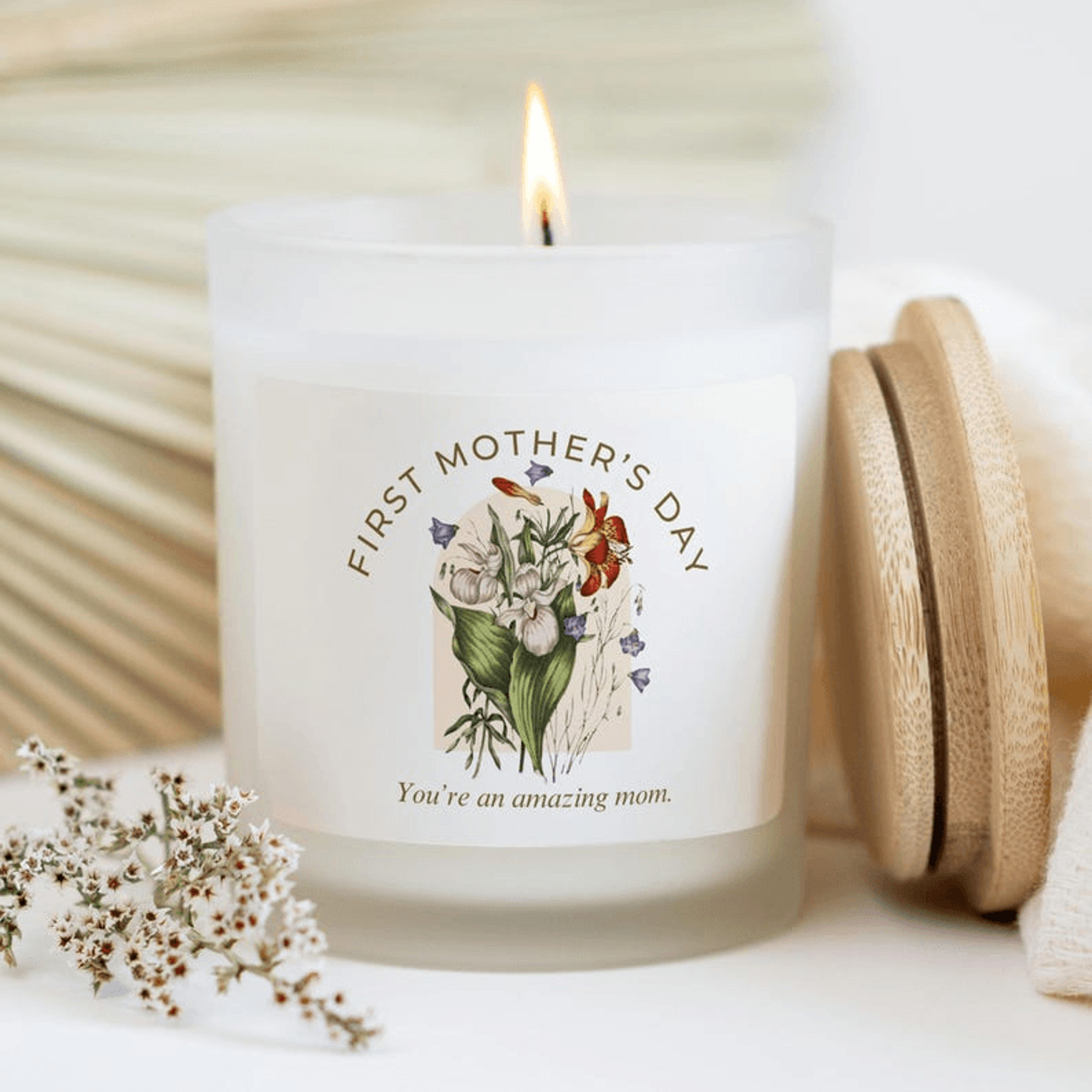 first mothers day candle new mom gift mothers day gift for first time mom gift from baby for mom