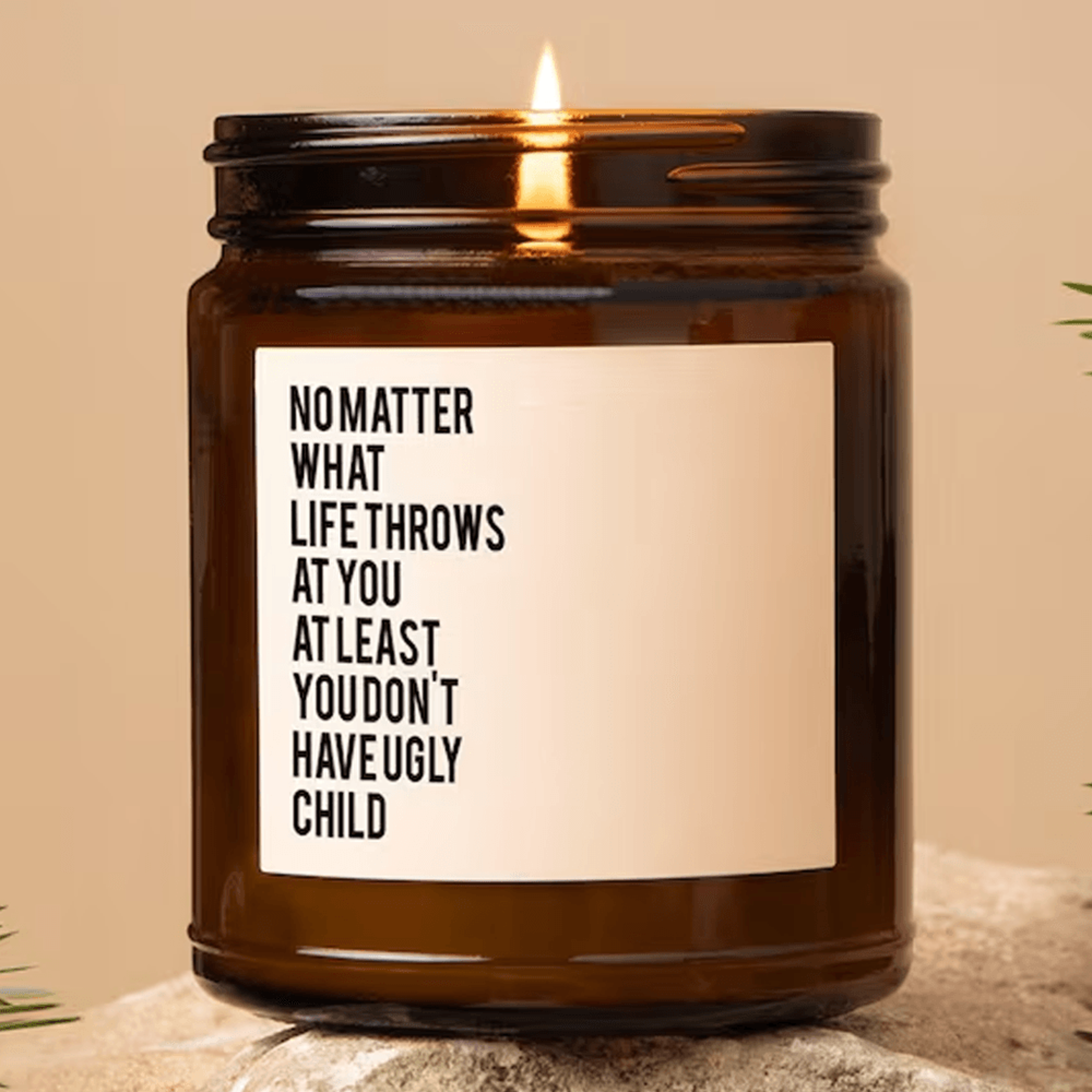 funny mom candle gift – humorous mother's day candle for mom