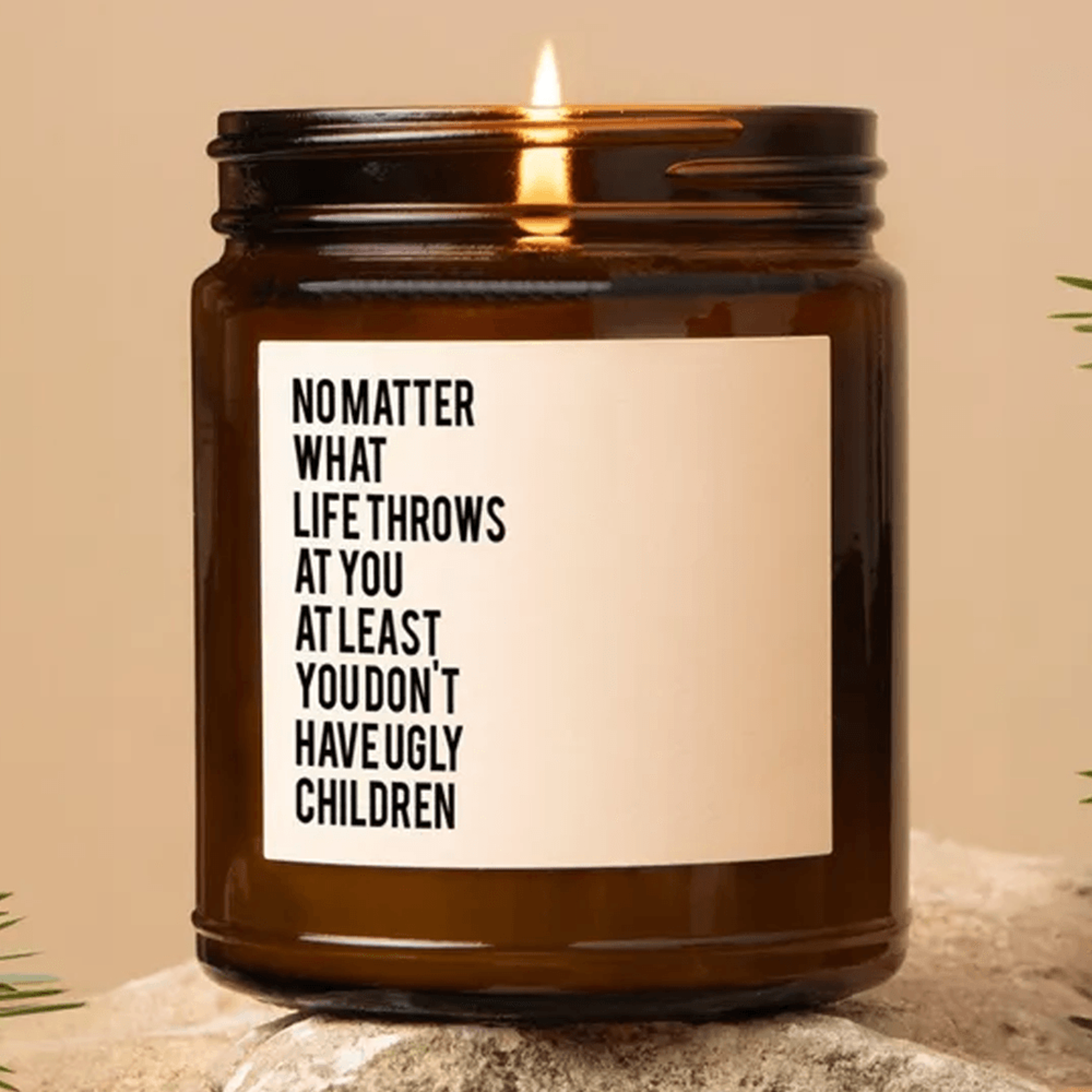 funny mom appreciation scented soy candle gift from kids