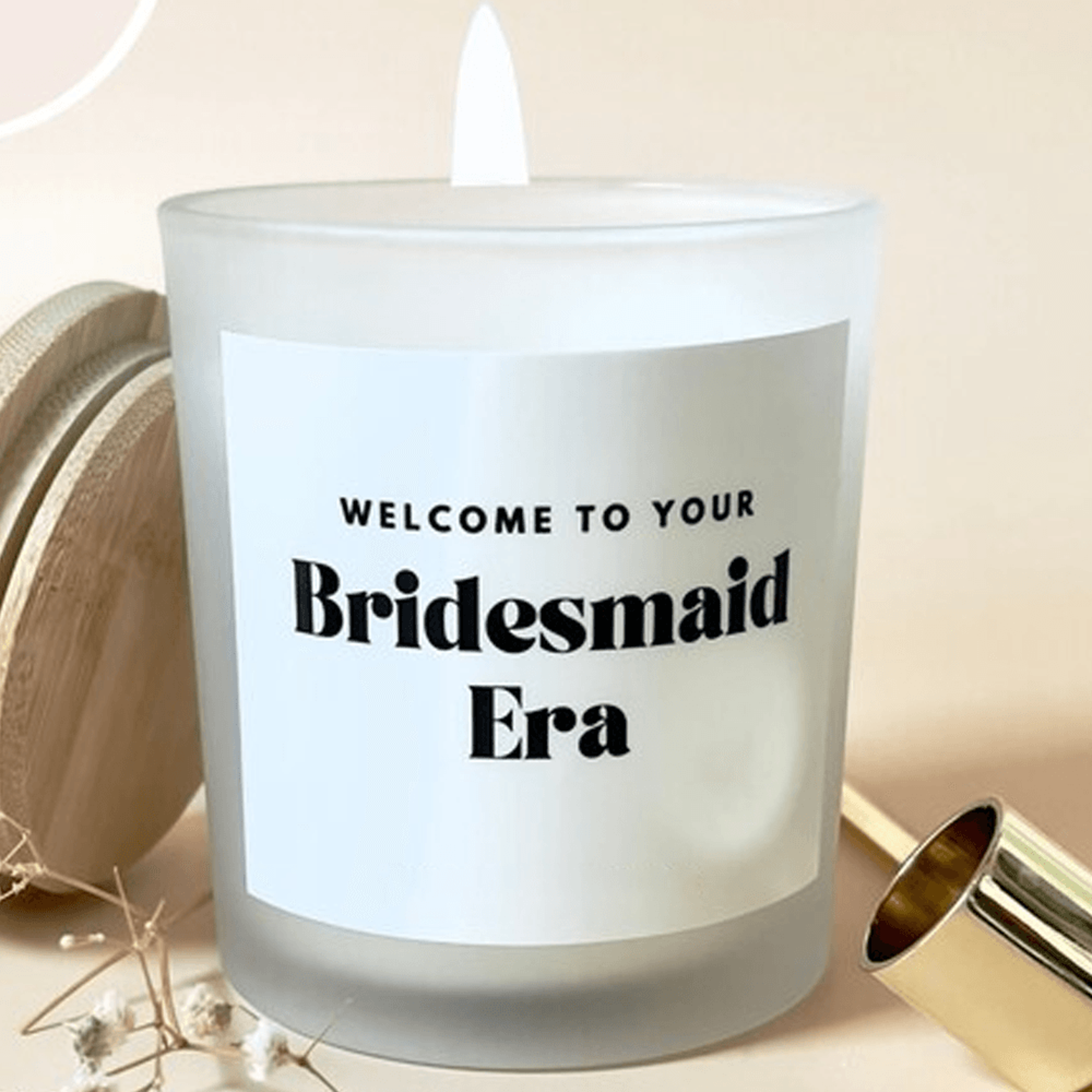 welcome to your bridesmaid era candle, bridesmaid proposal gift, will you be my bridesmaid gift, bridesmaid candle