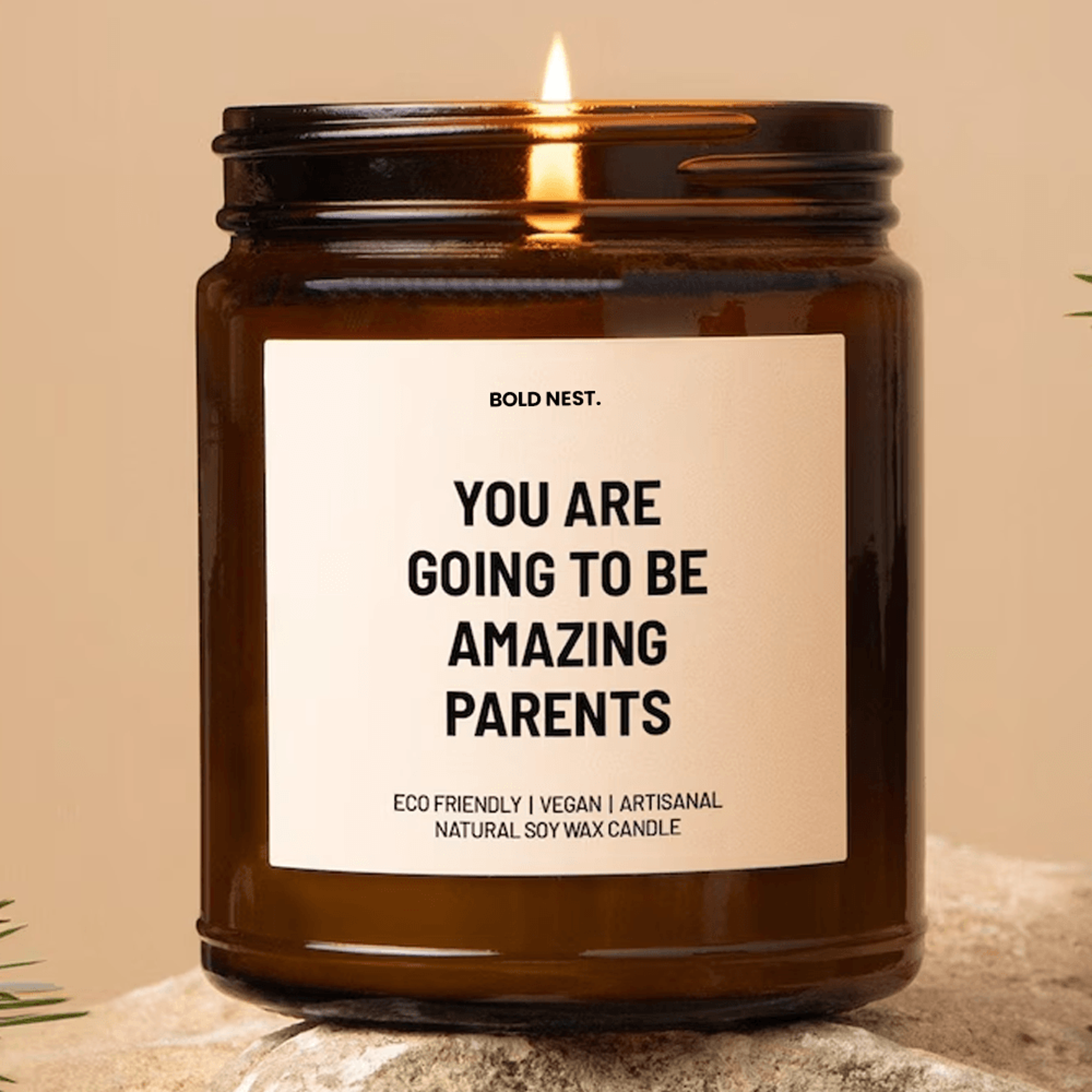 you are going to be amazing parents scented soy candle gift for expecting parents