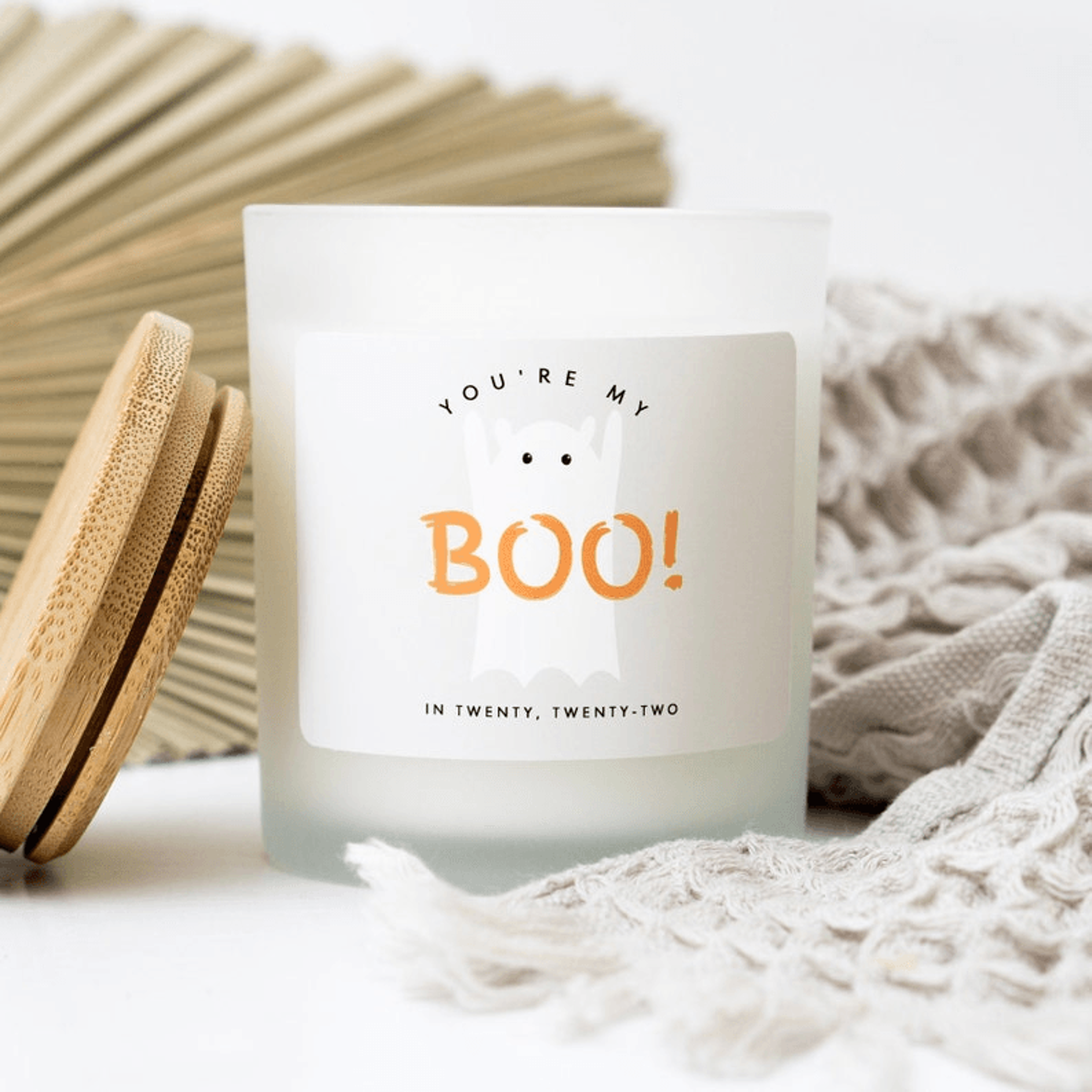 you're my boo candle, halloween couple gift, boyfriend girlfriend candle, cute halloween gift, spooky love gift, fall ro