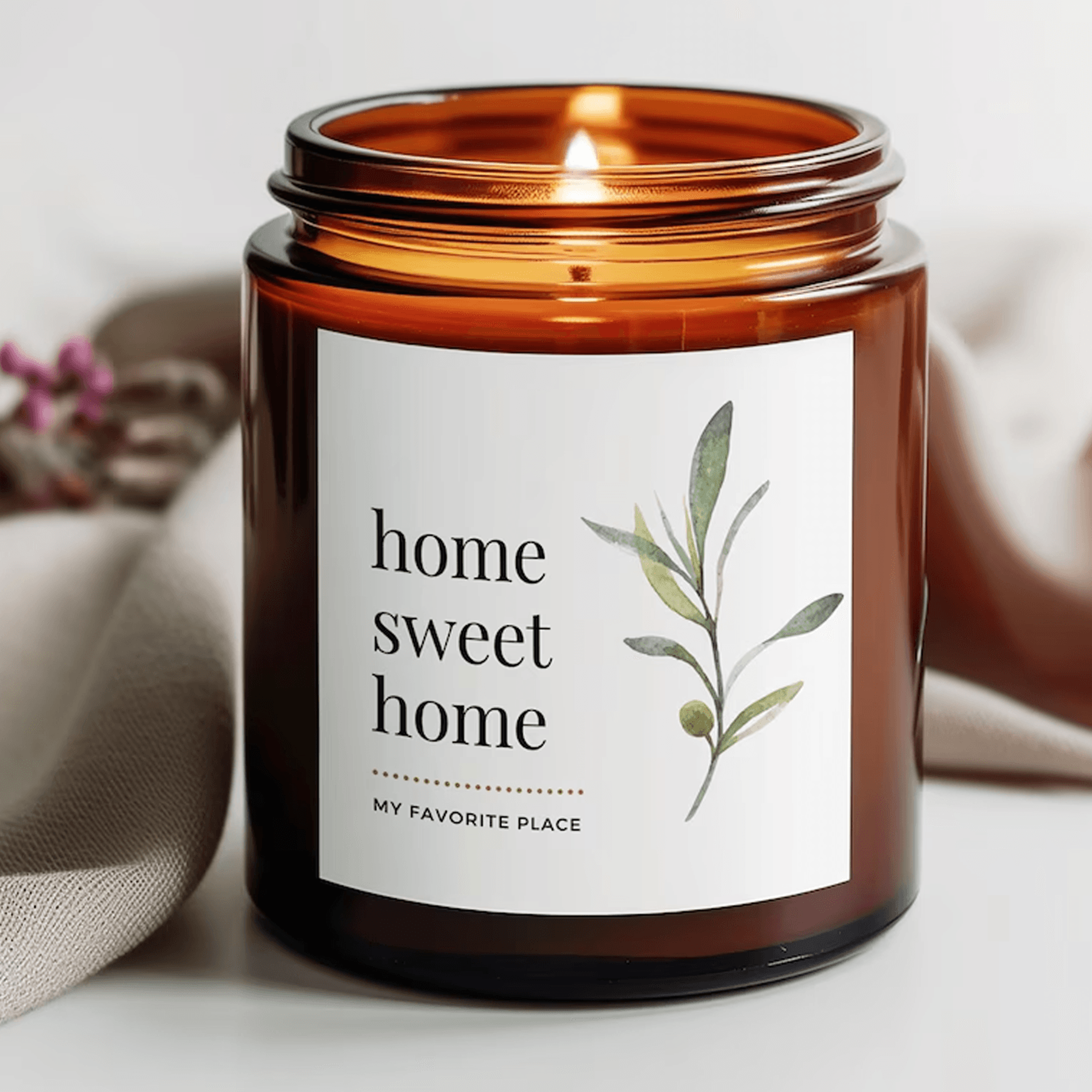 home sweet home candle, new home gift, housewarming gift, first home present, welcome home candle for new homeowners