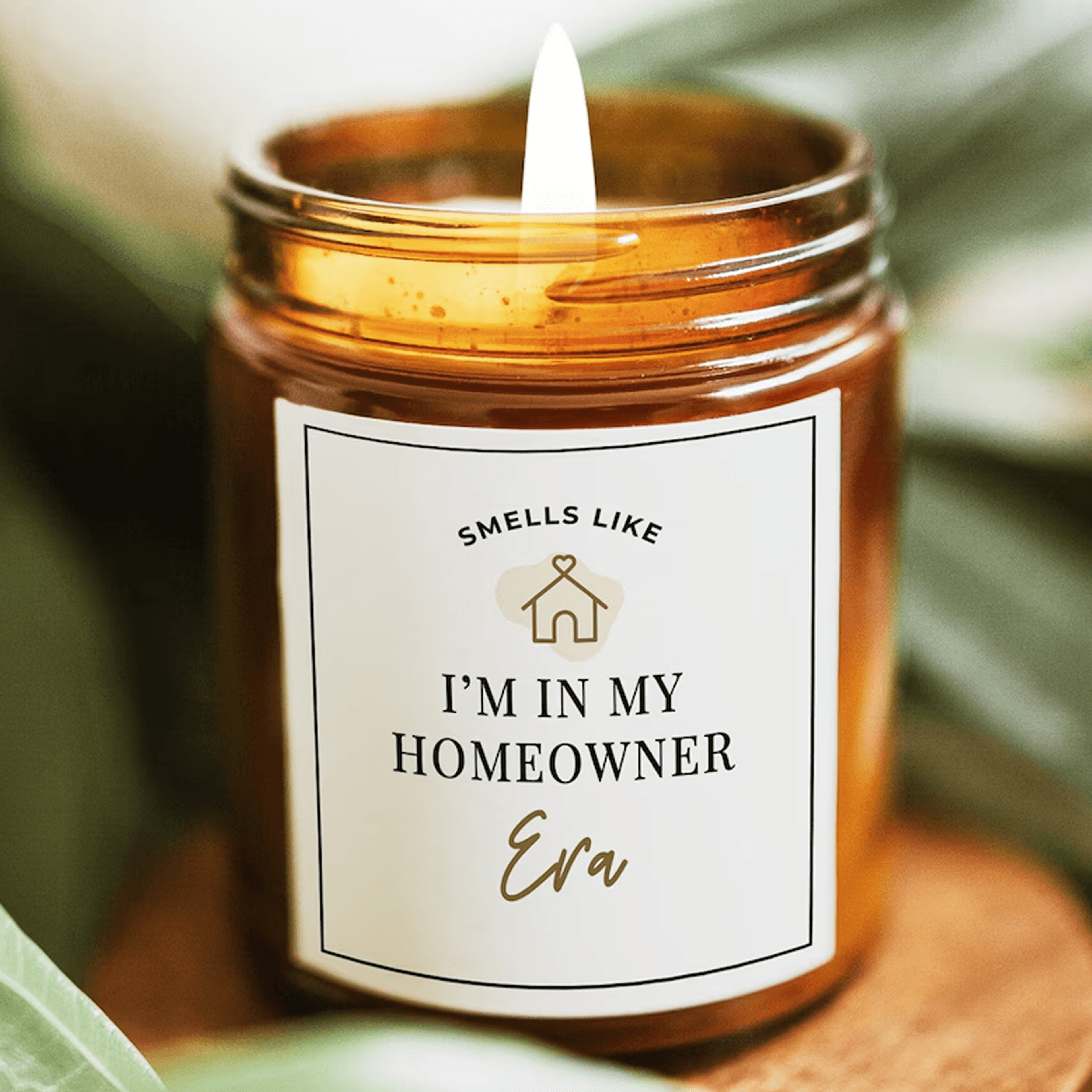 in my homeowner era candle, housewarming gift, new home gift, first home present, realtor closing gift, homeowner candle