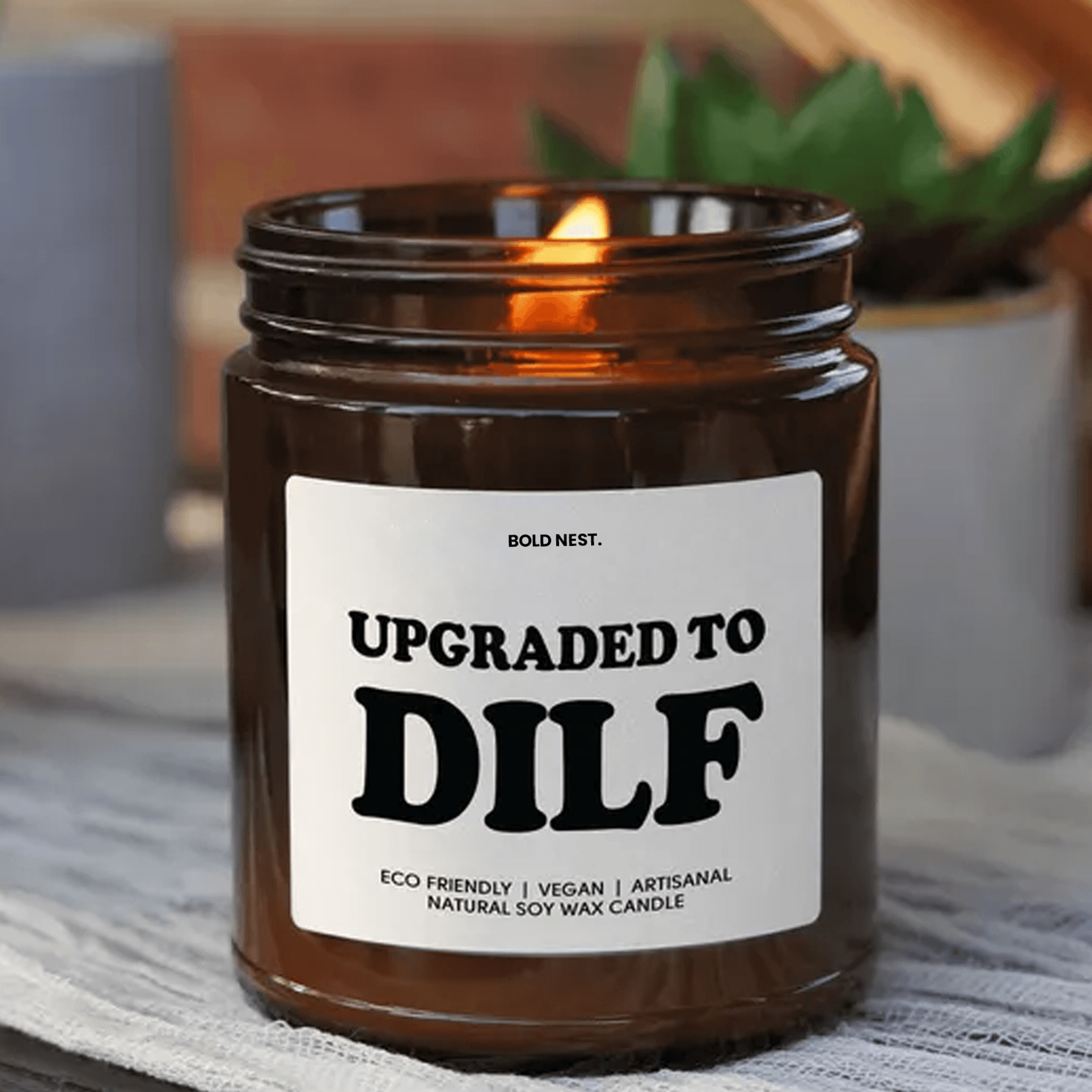 upgraded to dil funny soy wax candle gift for daughter in law
