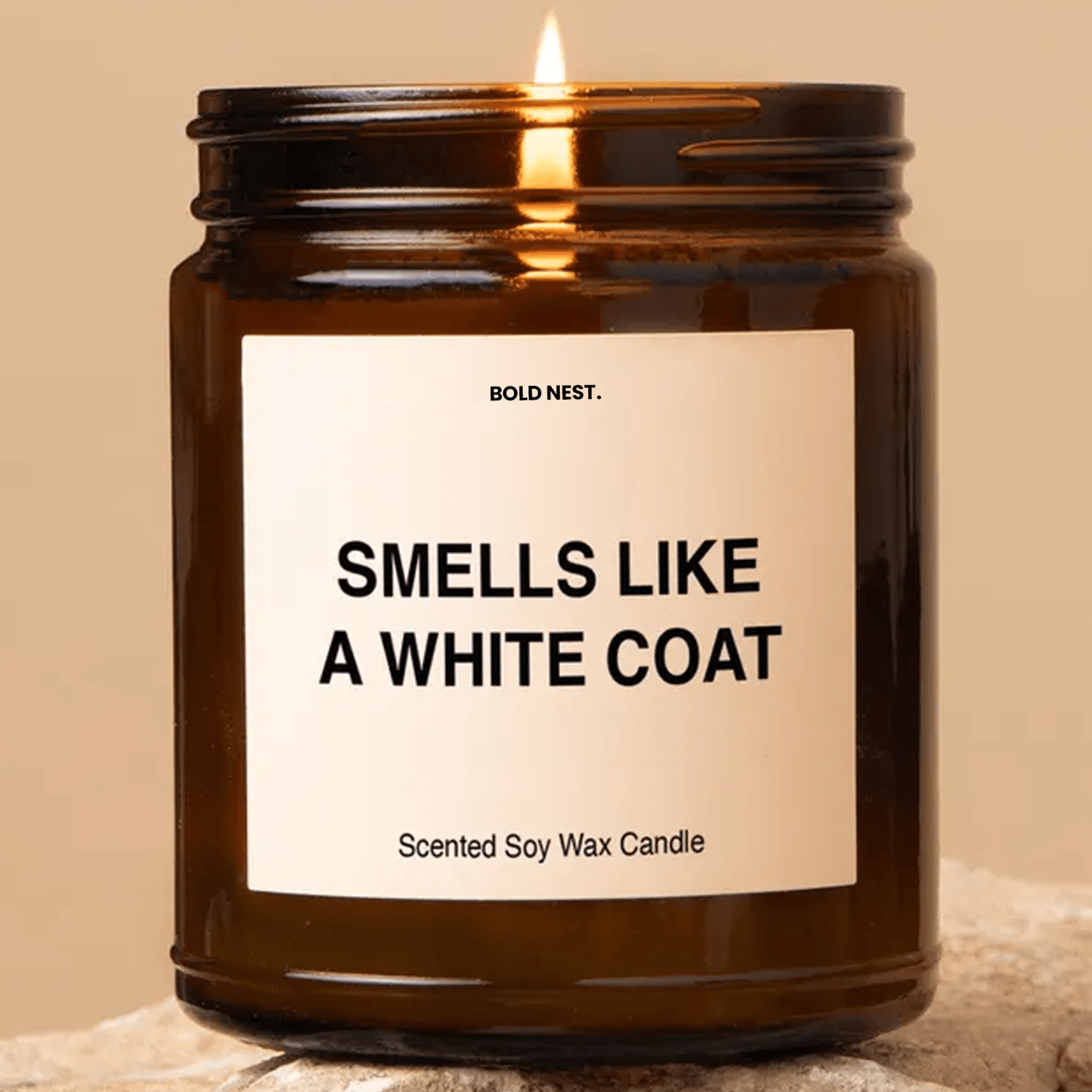 white coat ceremony candle gift for medical students and future doctors