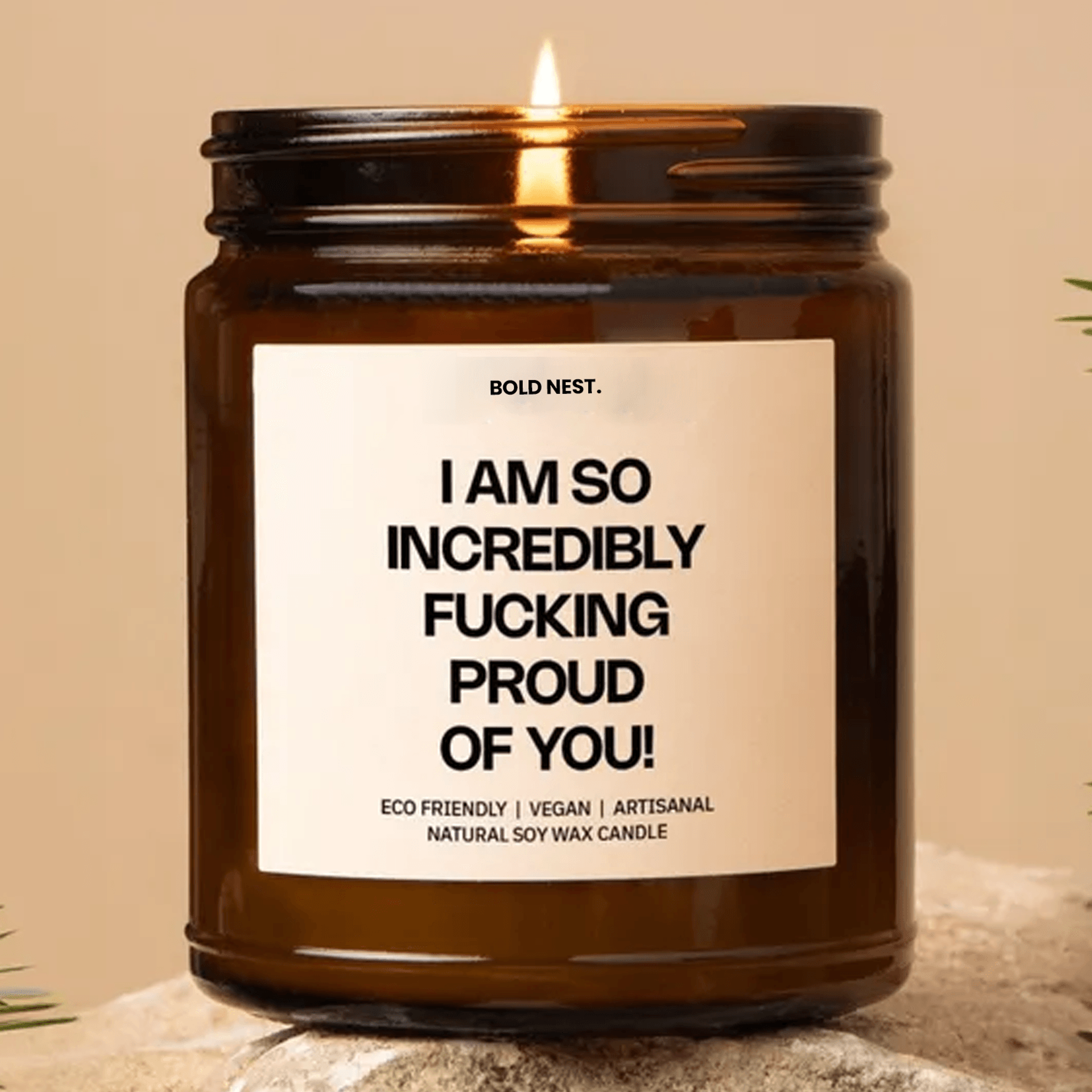 i am so incredibly proud of you candle meaningful congratulations gift