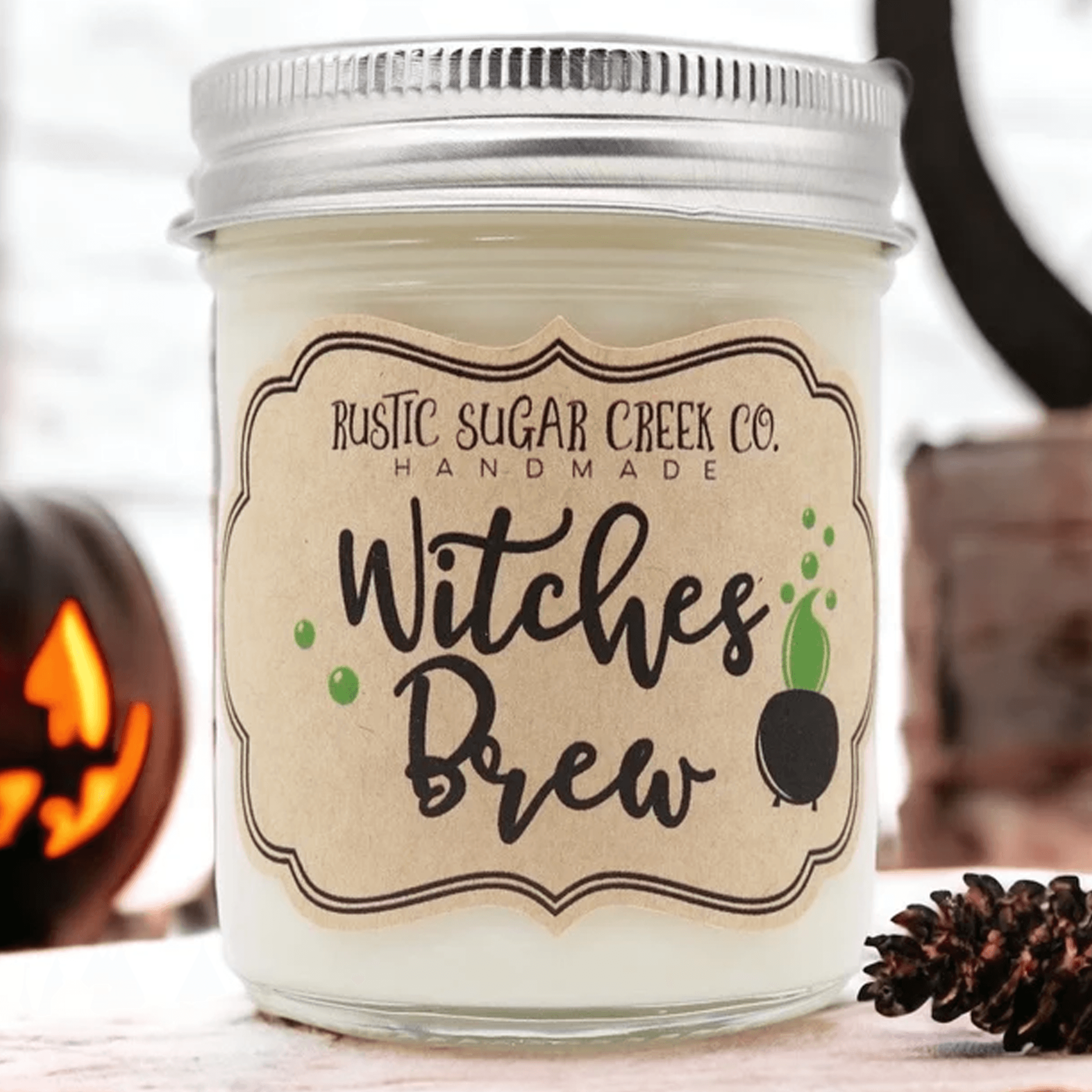 witches brew 9oz soy candle, halloween candle, witchy decor gift, spooky season candle, gothic fall decor