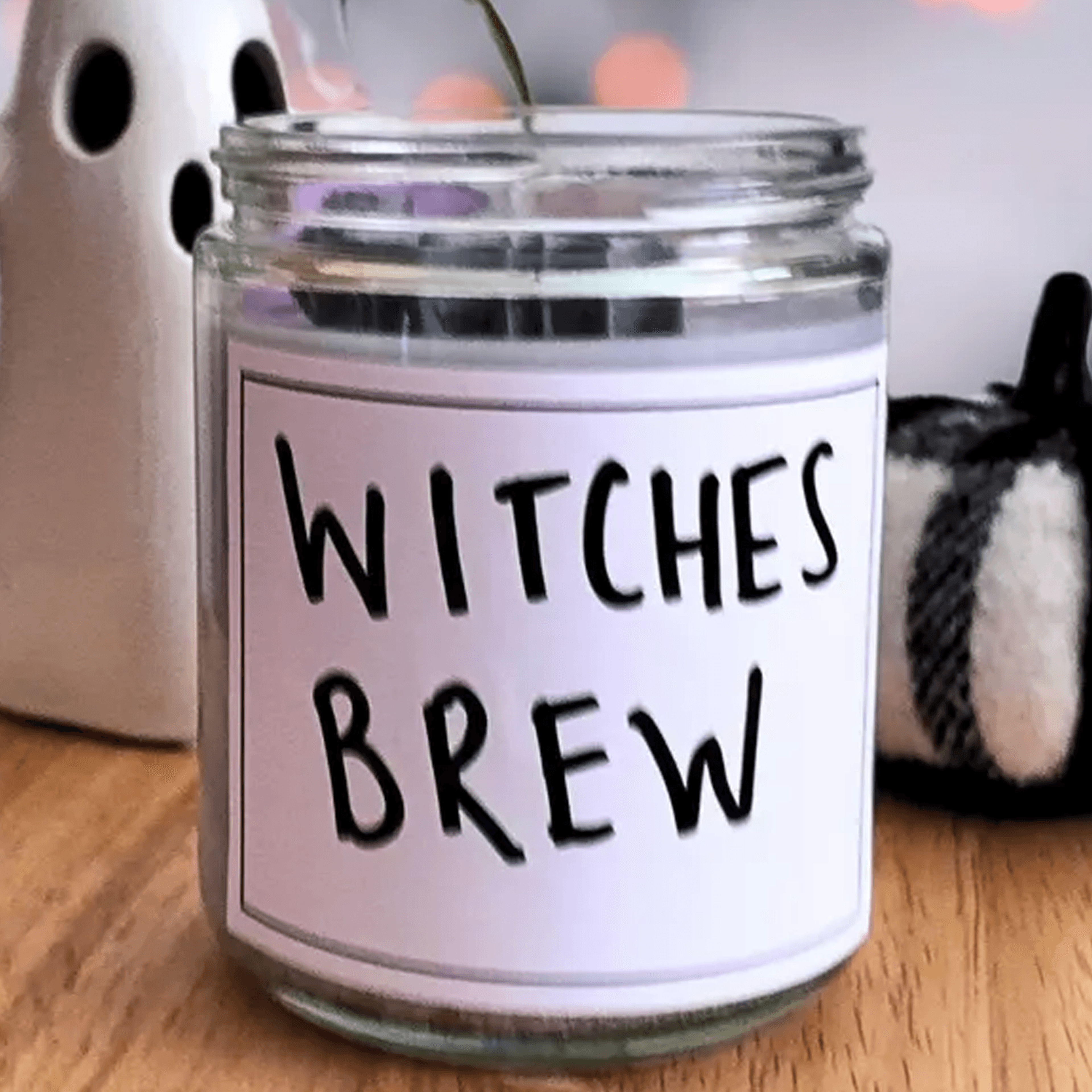 witches brew 9oz soy candle, witchy halloween candle, spooky season decor, gothic fall candle, halloween gift