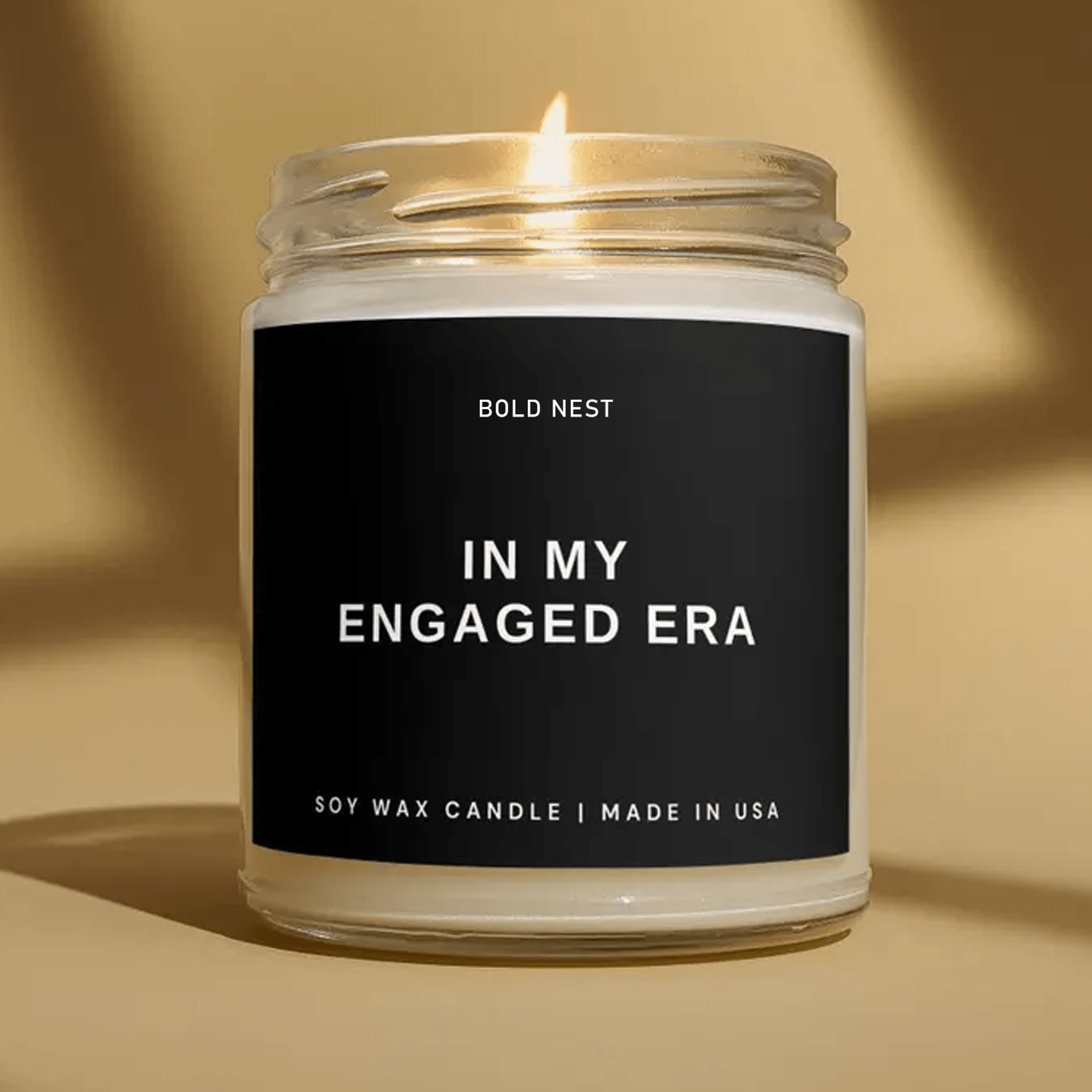 in my engaged era candle, engagement gift for bride to be, funny soy candle, bridal shower gift