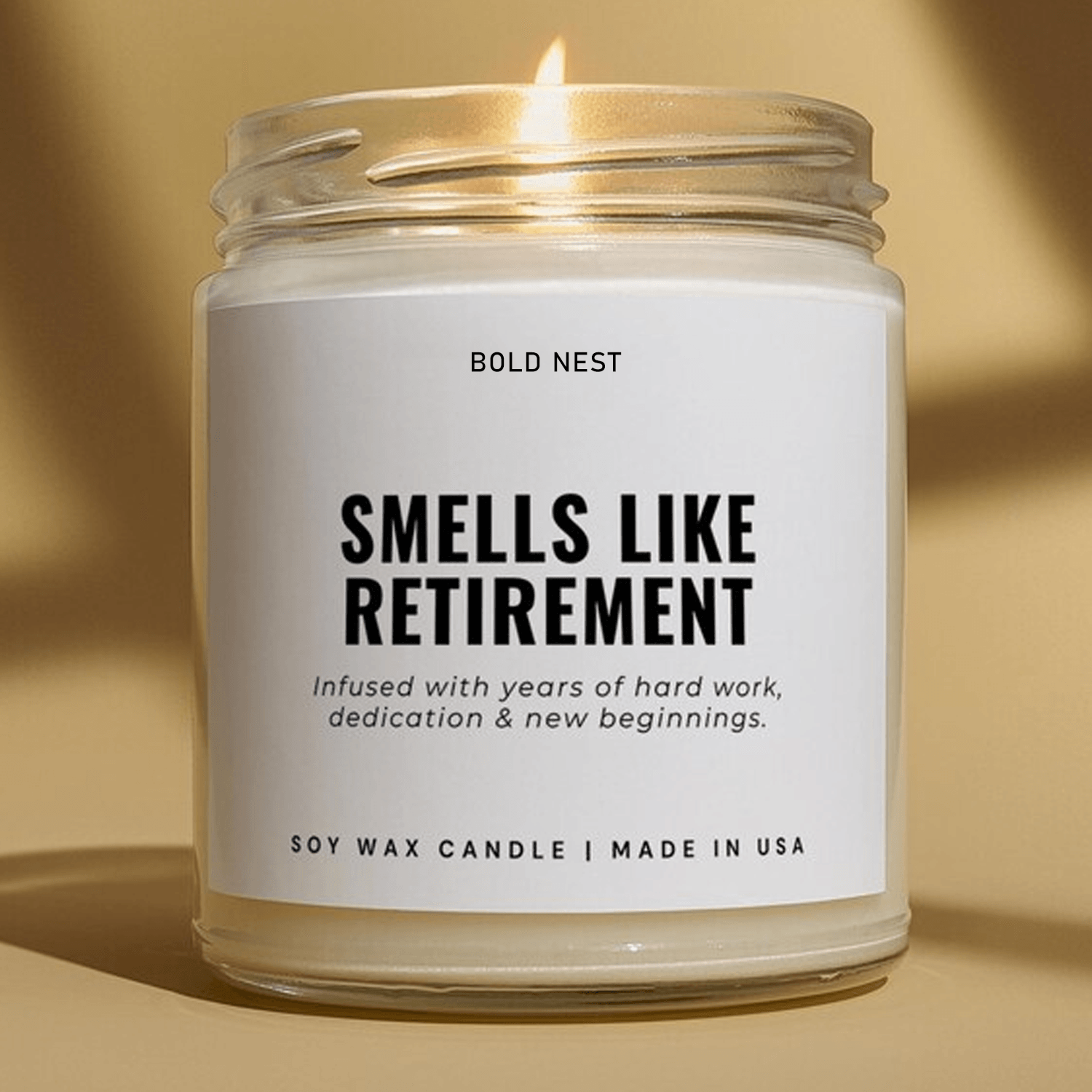 funny retirement candle, retirement party gift, happy retirement candle, coworker farewell gift, boss retirement present