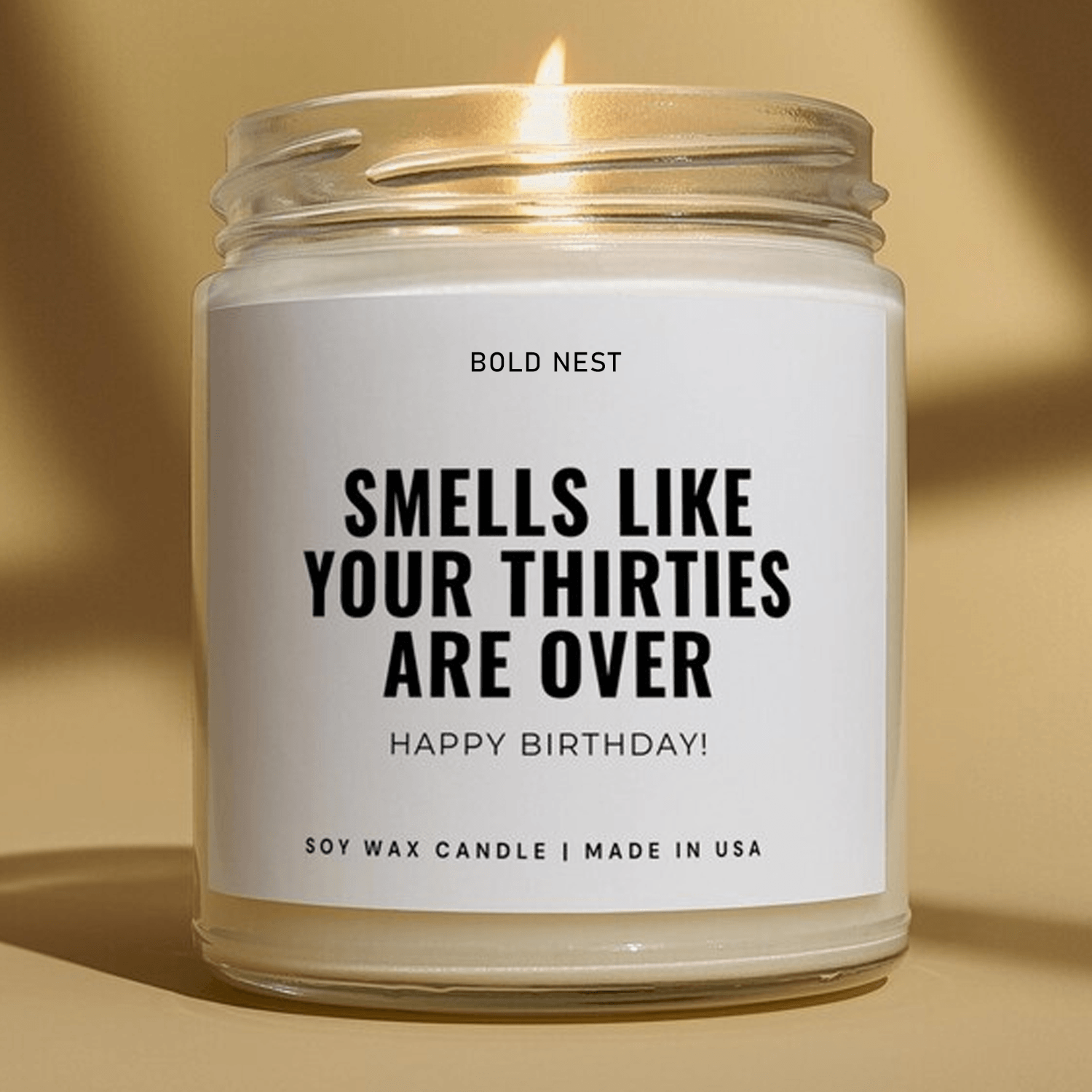 funny 40th birthday candle for women, 40th birthday gift, milestone birthday soy candle, best friend birthday present