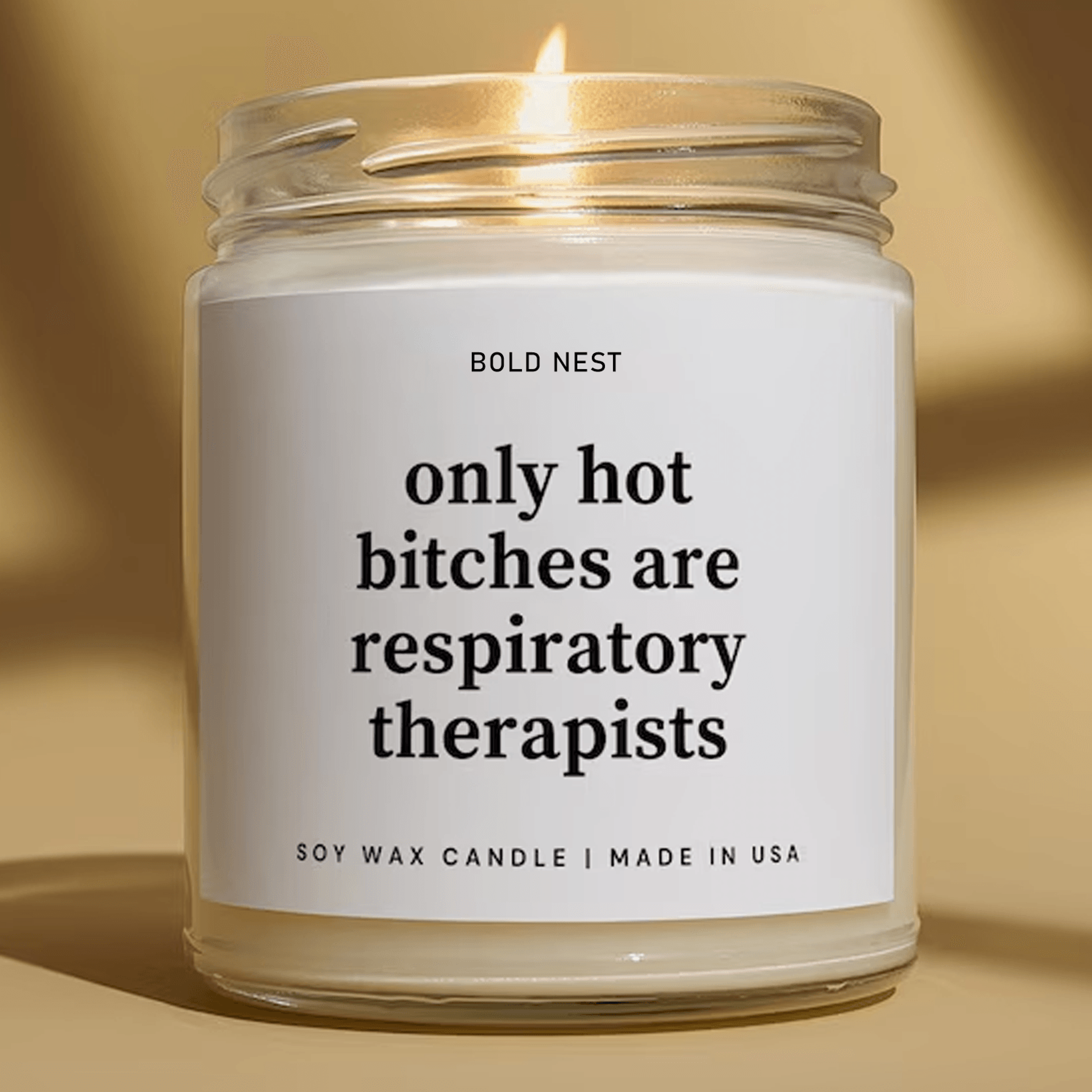 funny respiratory therapist candle, rt appreciation gift, respiratory therapy soy candle, healthcare worker gift, rrt pr