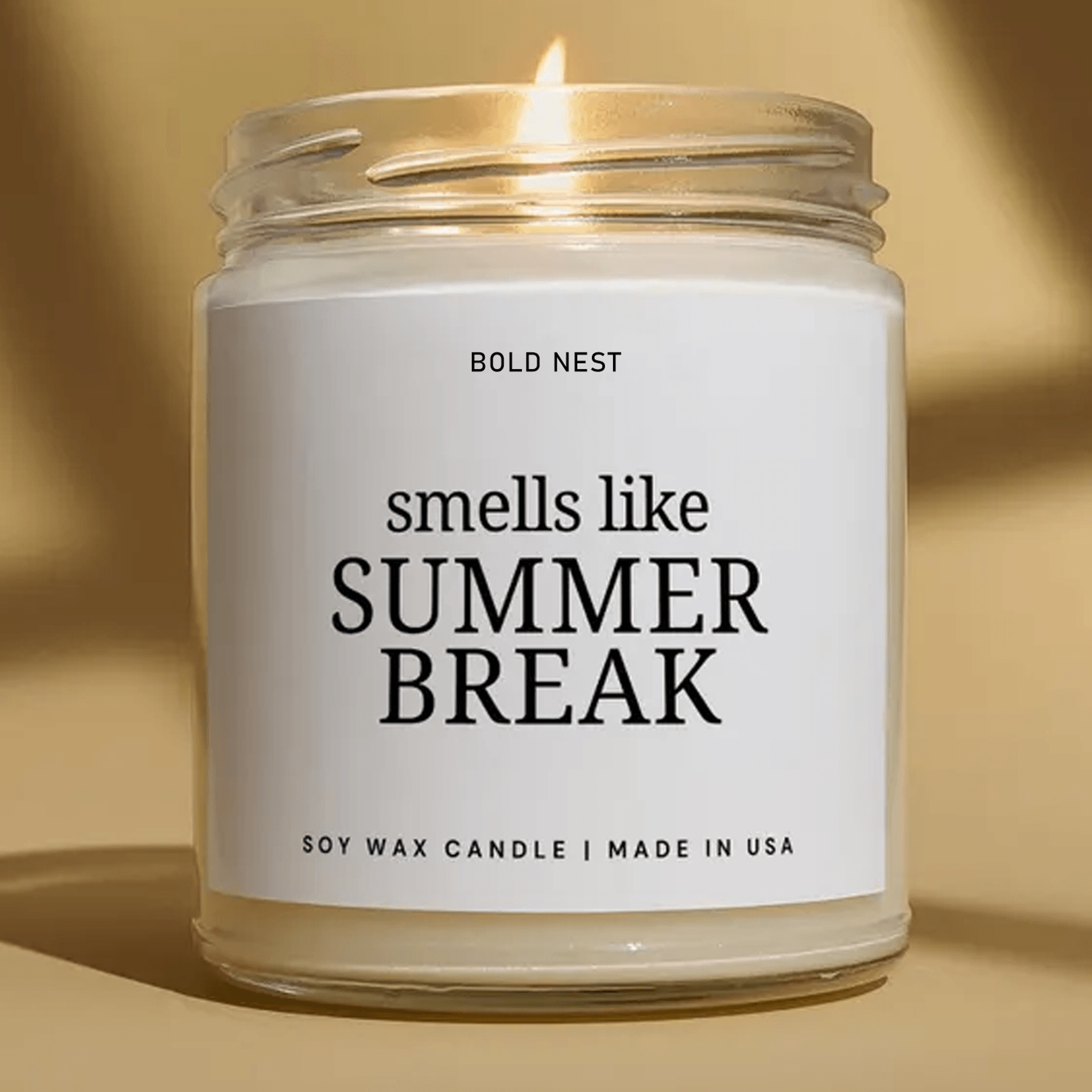 summer break candle, funny teacher gift, end of year teacher candle, teacher appreciation gift, last day of school soy c