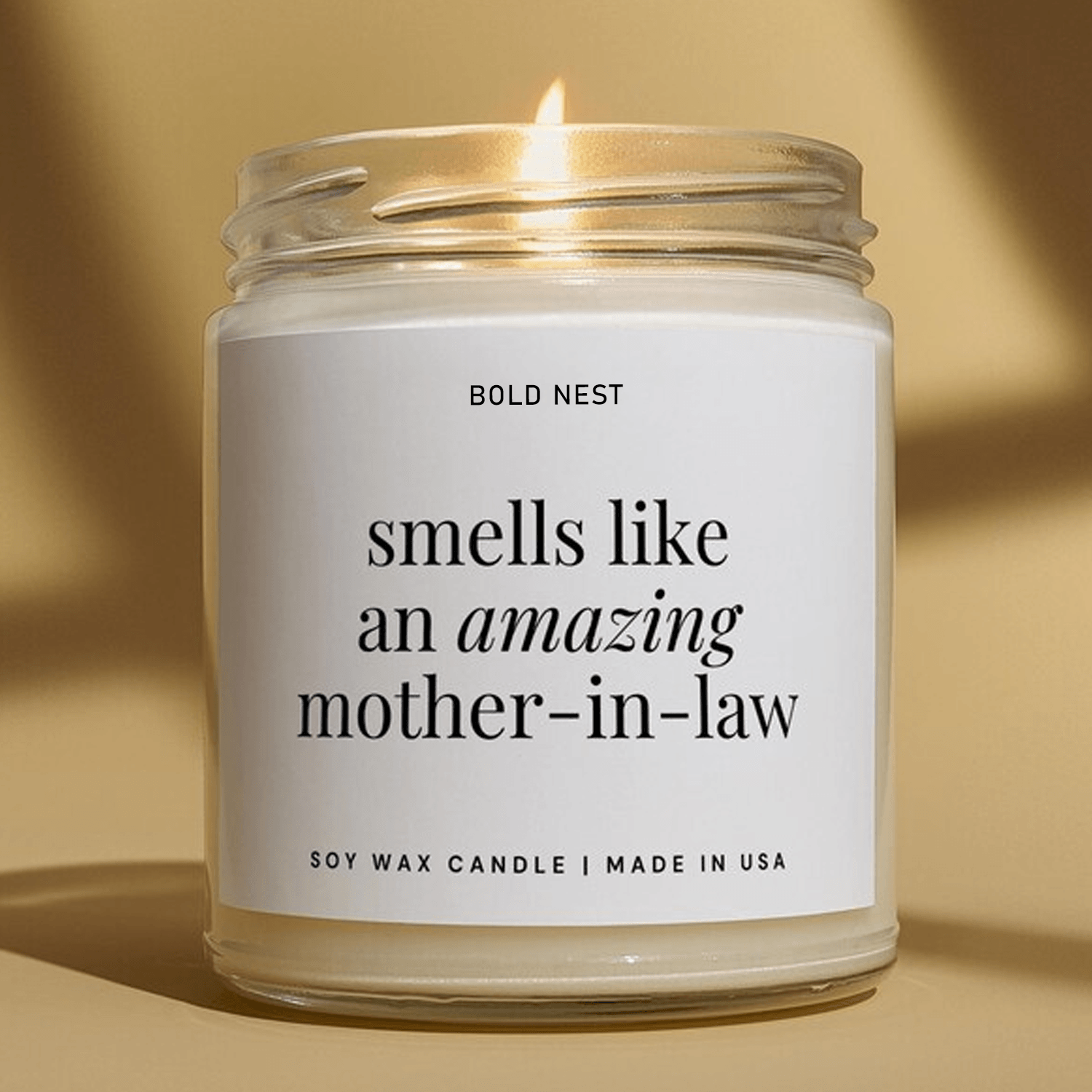 mother in law candle, mil gift from daughter in law, funny mother in law gift, mother's day soy candle, birthday gift fo