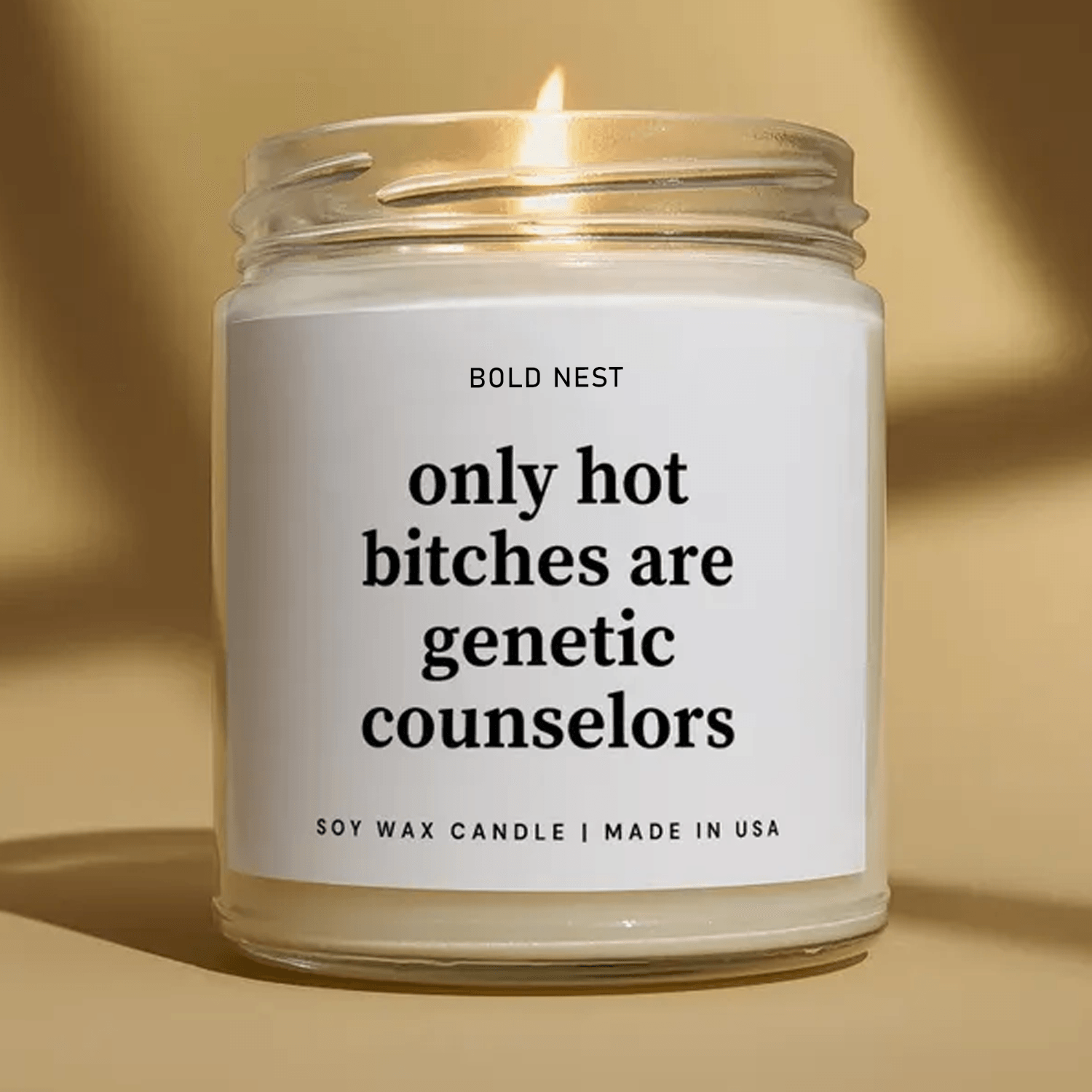funny genetic counselor candle, genetic counselor gift, genetics appreciation soy candle, graduation gift for genetic co