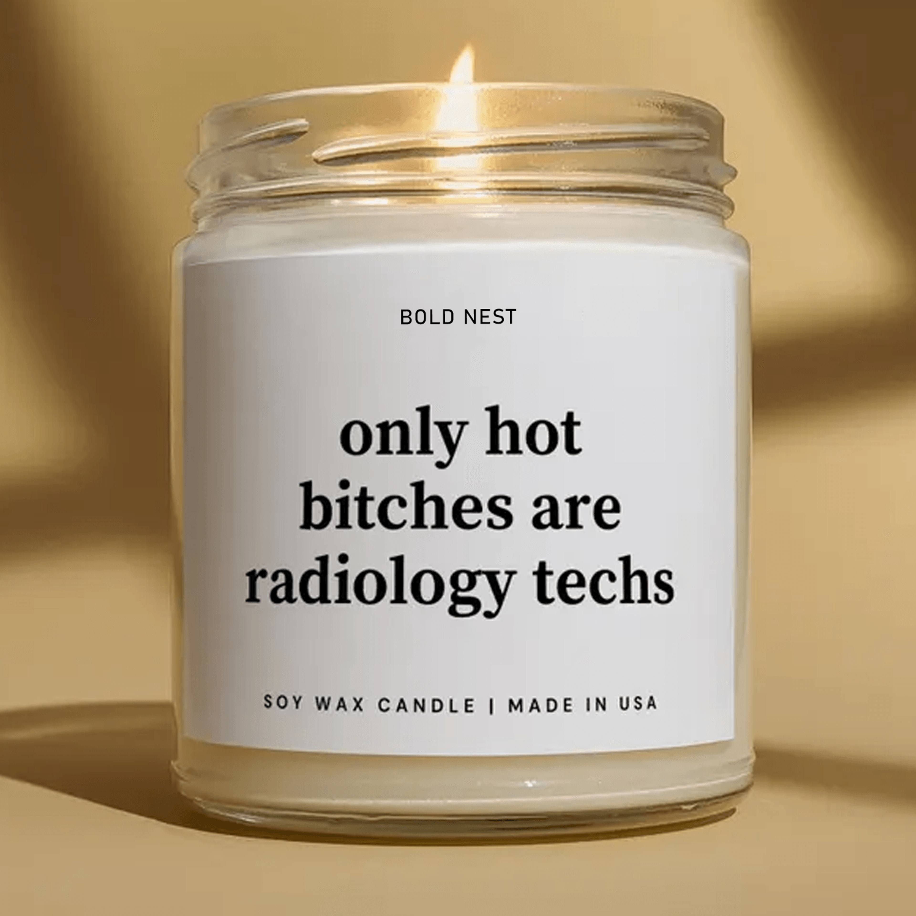 radiology tech candle, funny rad tech gift, x-ray technician soy candle, radiologic technologist gift, medical imaging a