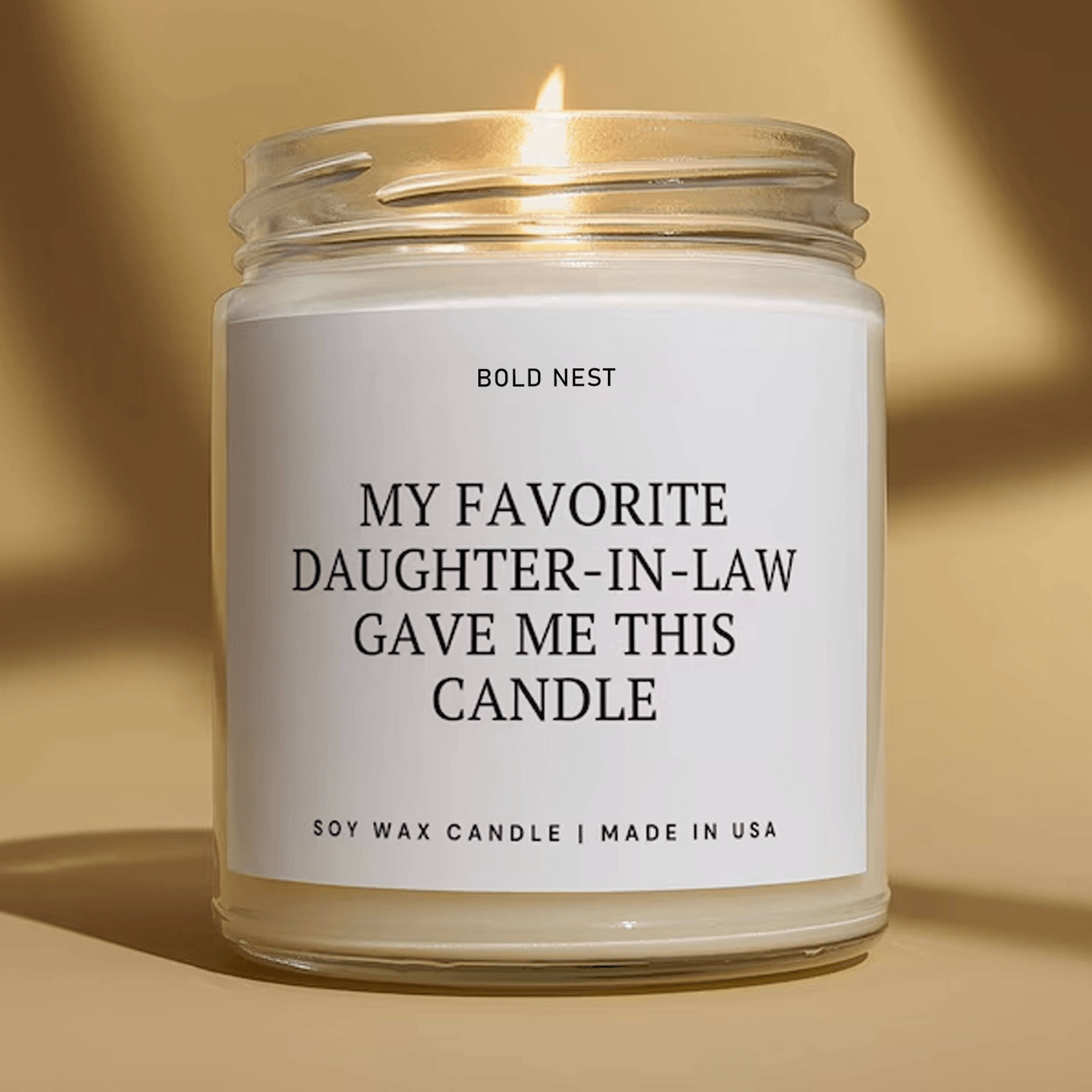 mother in law candle, funny mil gift, gift from daughter in law, mother's day soy candle, birthday gift for mother in la