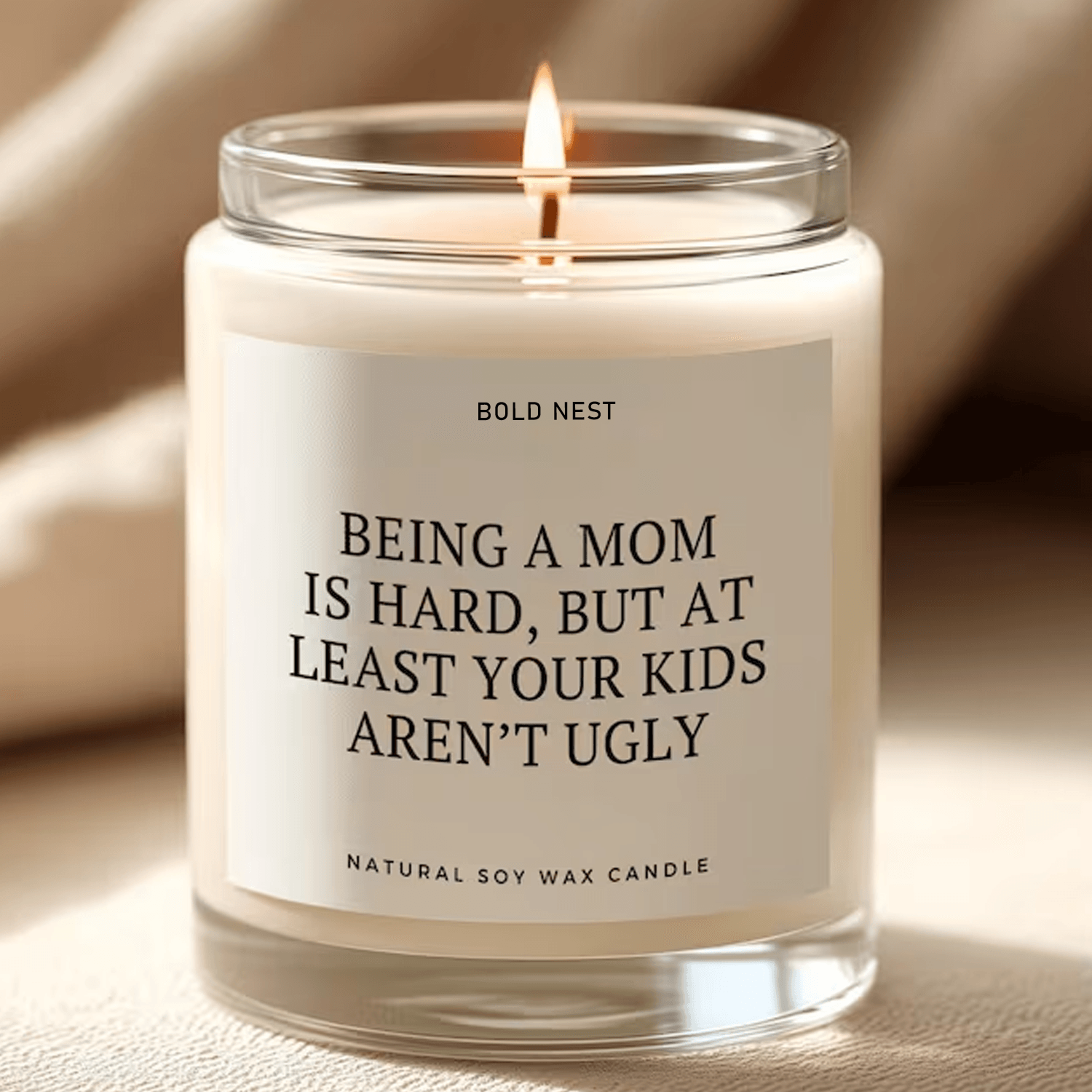 funny mother's day candle, sarcastic mom gift, mother's day gift for mom, funny soy candle, birthday gift from daughter