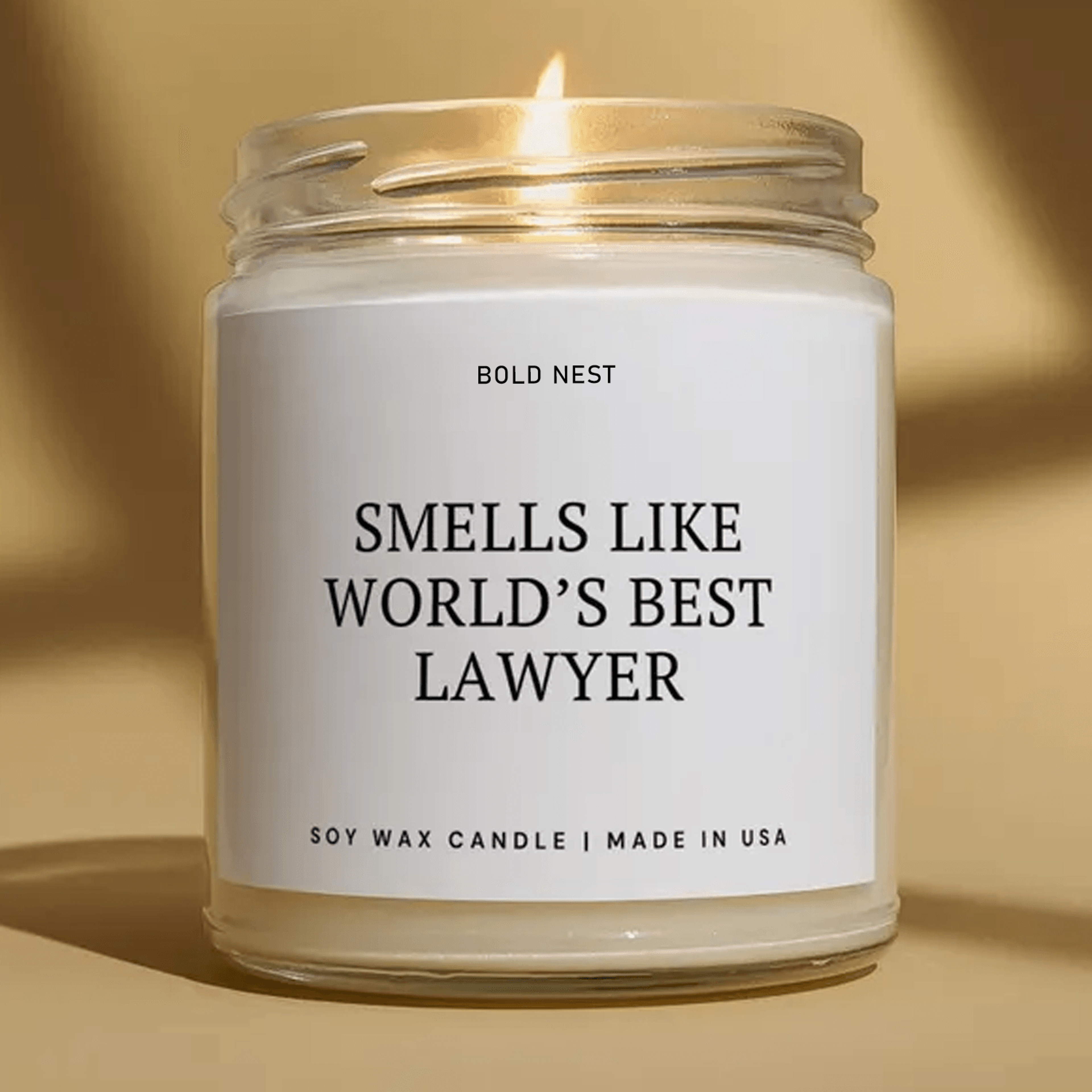 funny lawyer candle, lawyer appreciation gift, attorney soy candle, legal office gift, thank you gift for lawyer