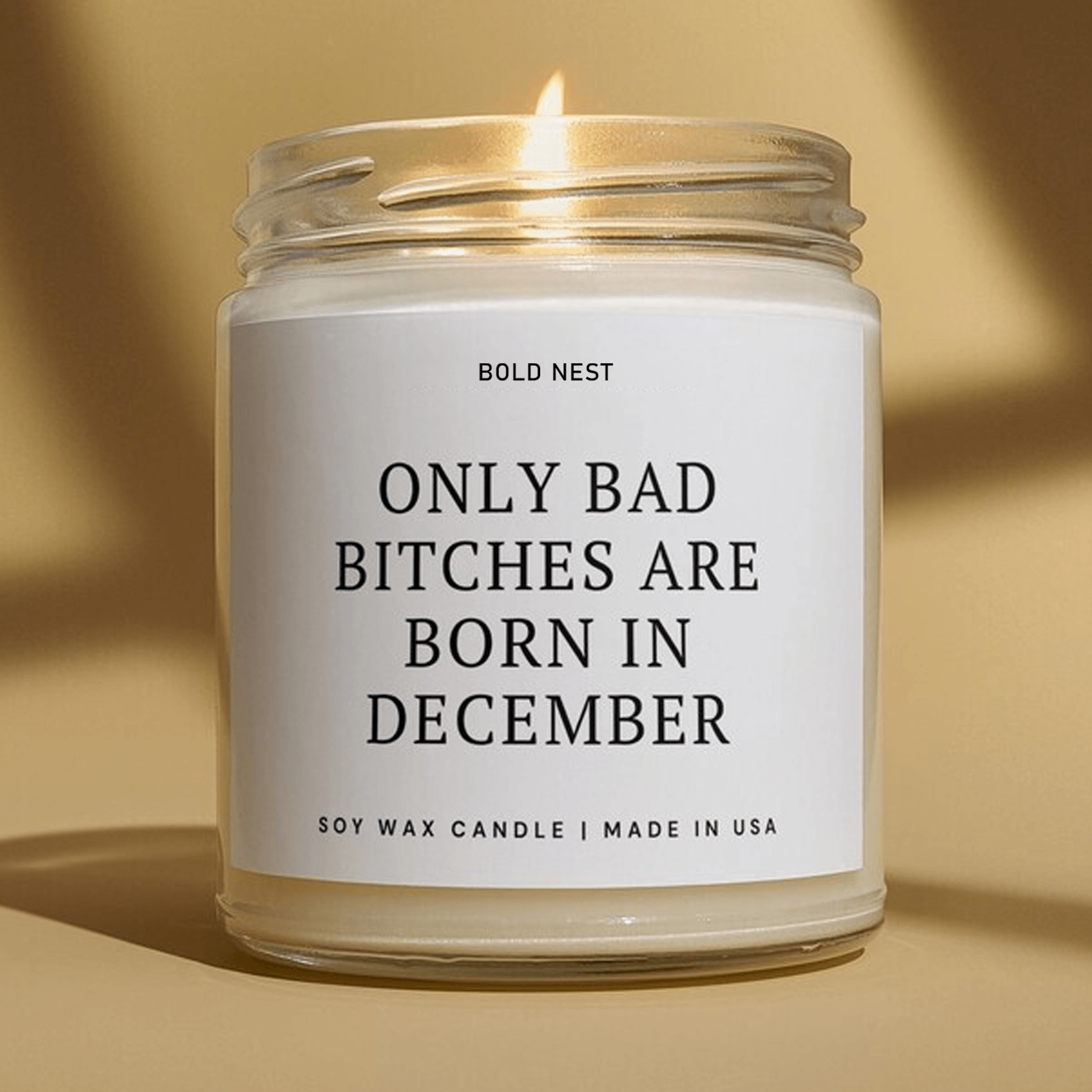 funny december birthday candle, bad decisions were made in december, sagittarius capricorn birthday gift, gag candle