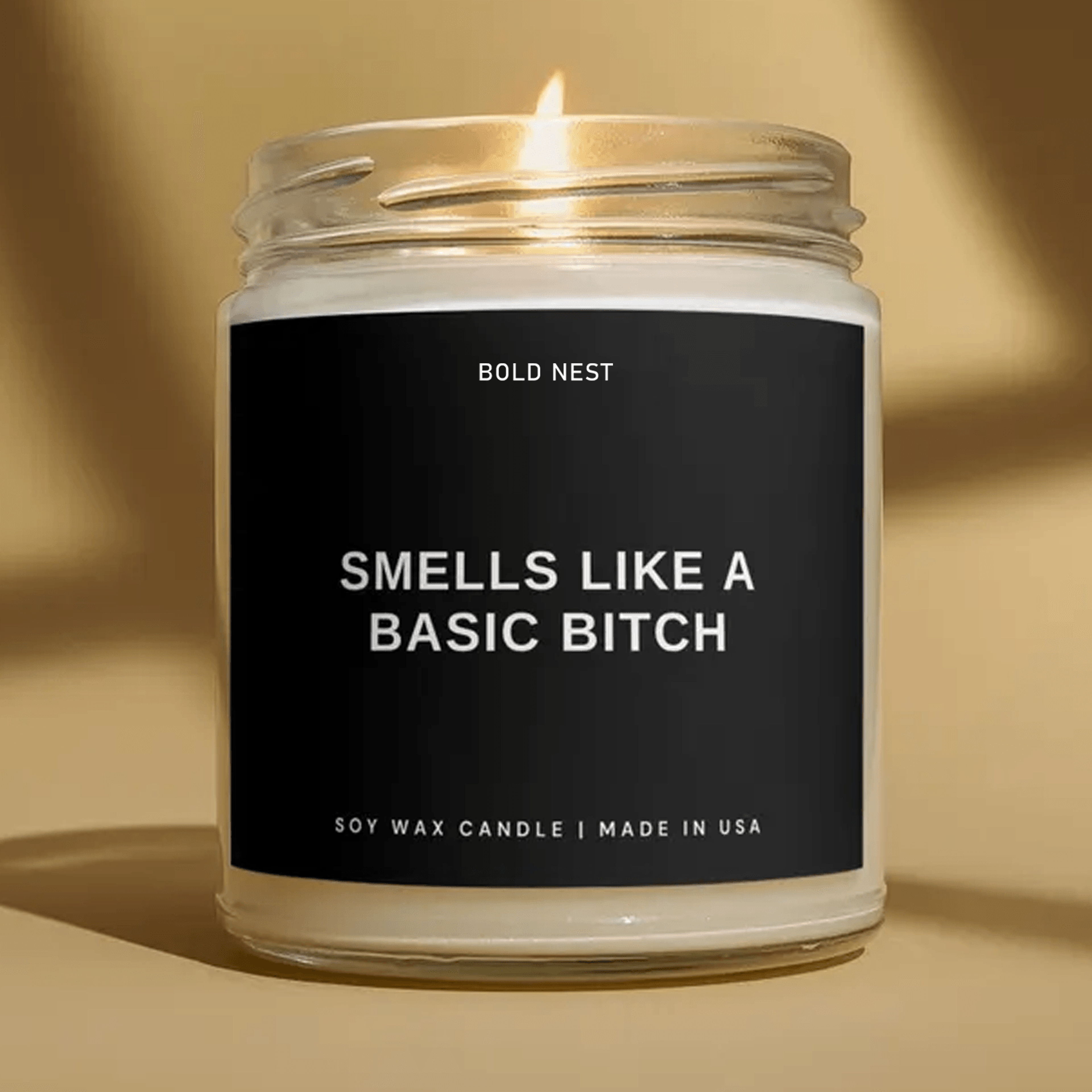 basic bitch candle, funny gift for her, best friend candle, funny friendship gift, birthday gift for women, soy candle