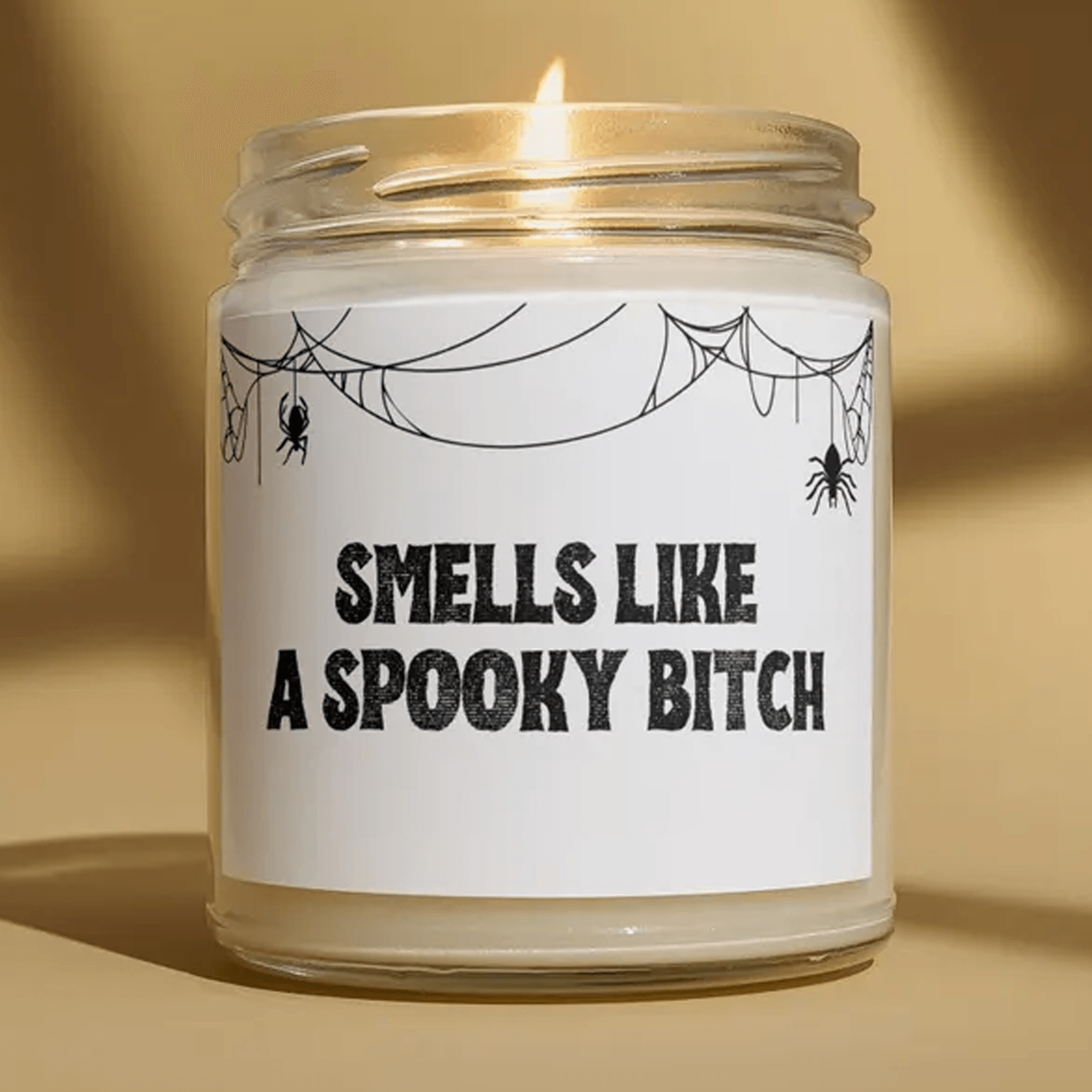 spooky bitch candle, funny halloween gift, halloween candle, spooky season decor, witchy candle, fall gift for her