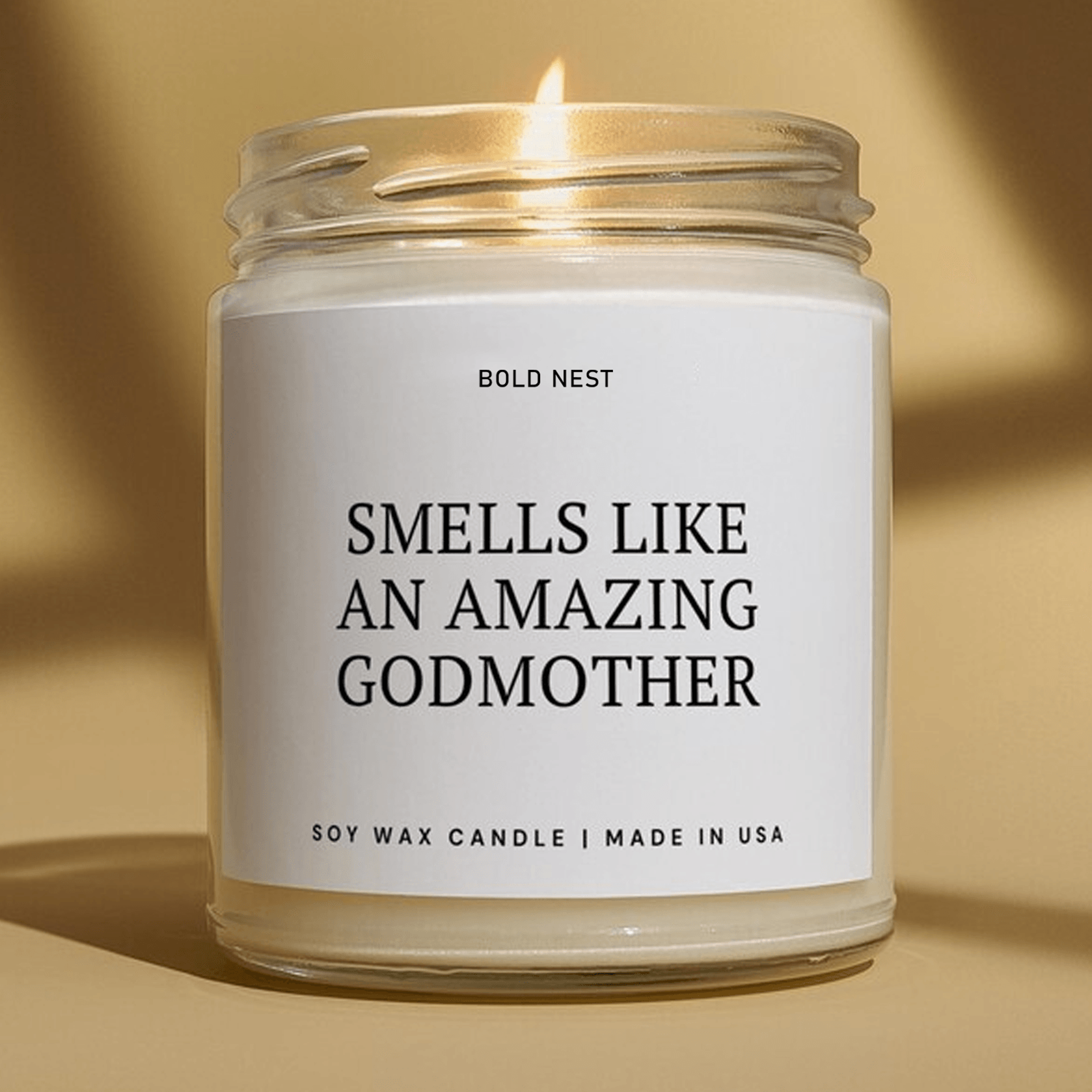 godmother candle, mother's day gift for godmother, godmother appreciation gift, godparent gift, thank you candle for god