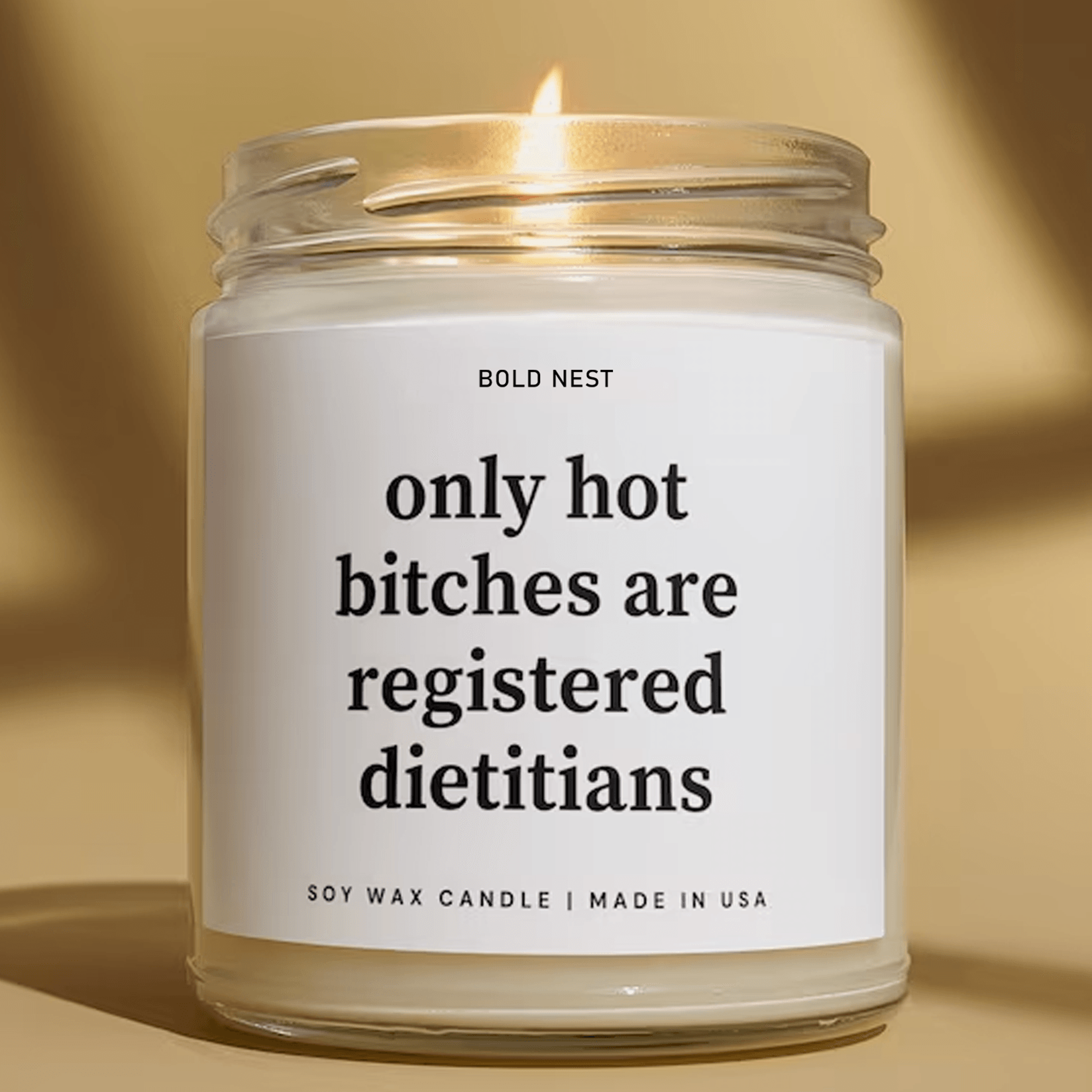 funny registered dietitian candle, dietitian gift, registered dietitian graduation gift, rd appreciation gift, nutrition