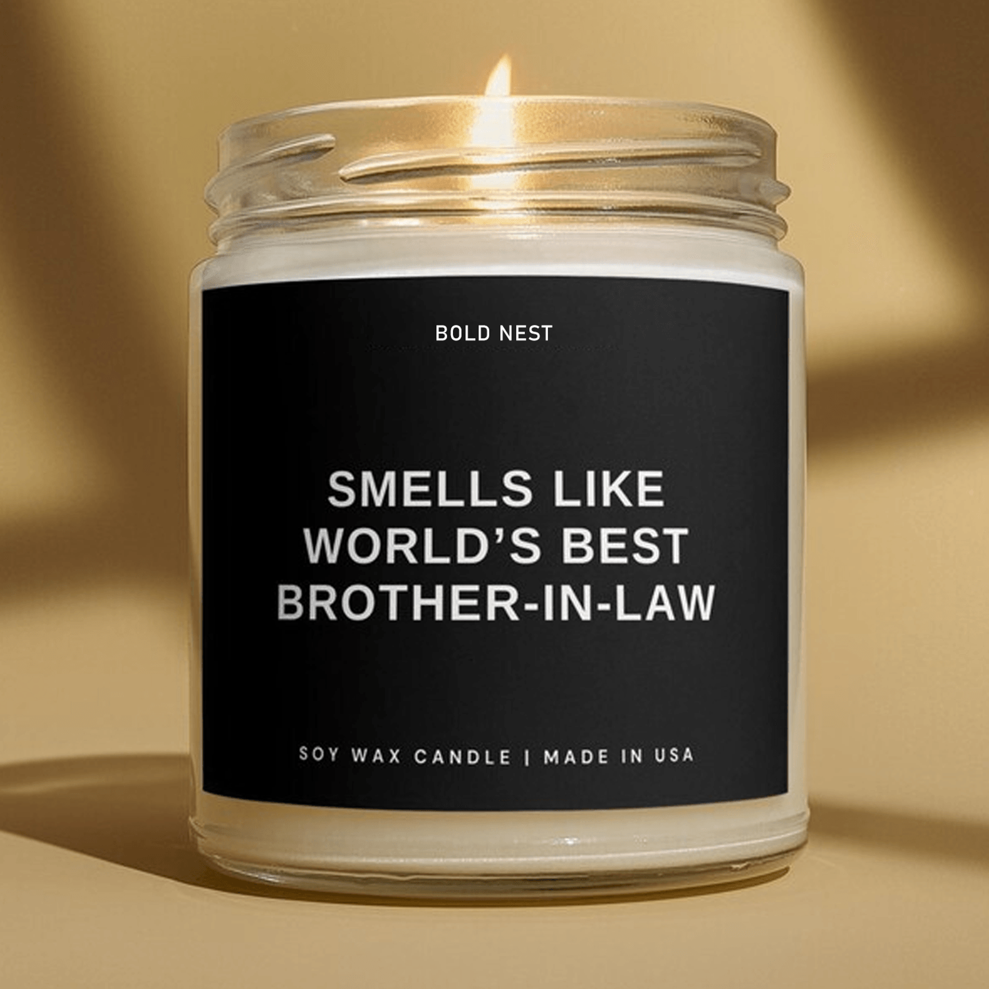 world's best brother in law candle, brother in law gift, funny brother in law candle, birthday gift for him, family gift