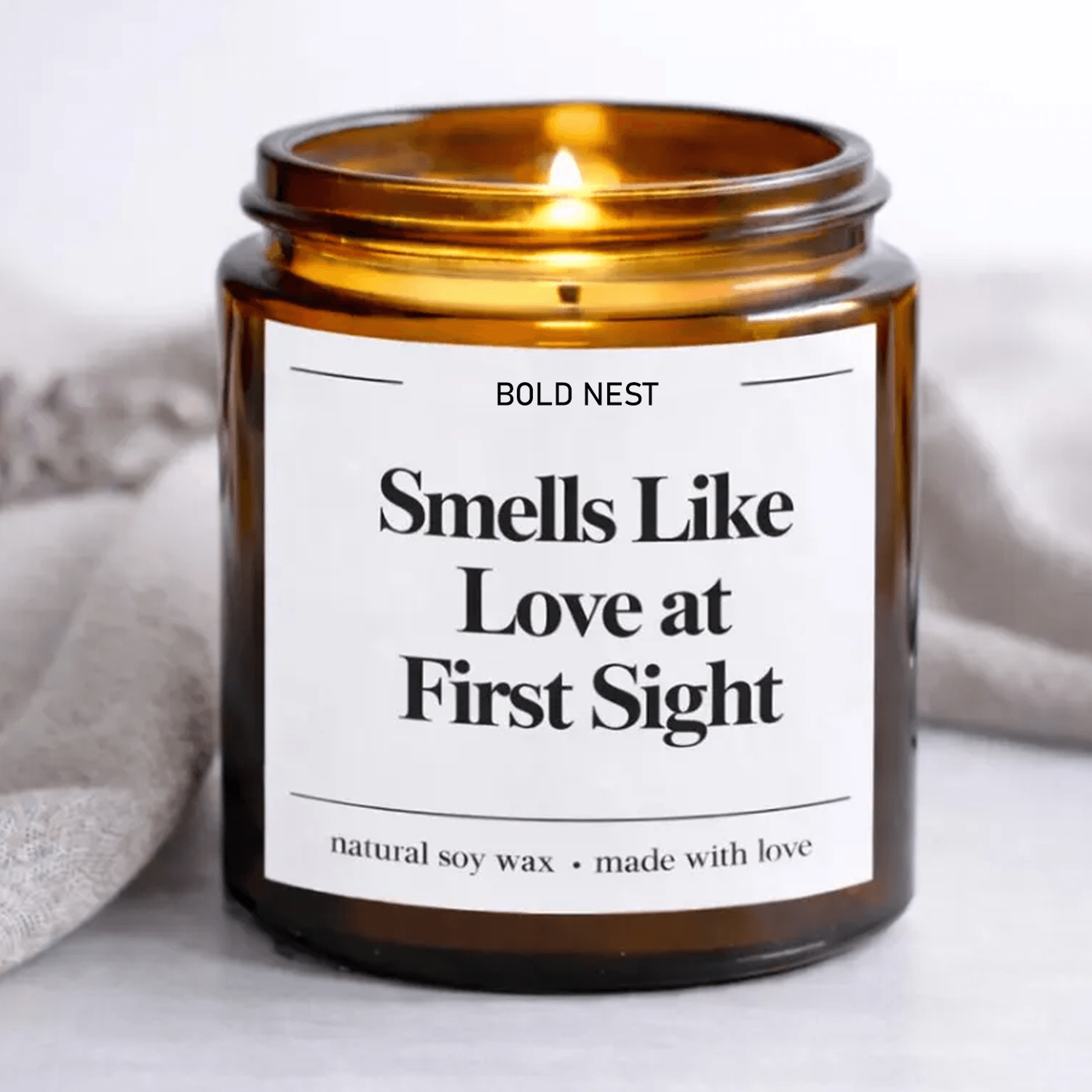 baby shower candle, smells like love at first sight, new baby gift, pregnancy gift, new mom gift, expecting parents
