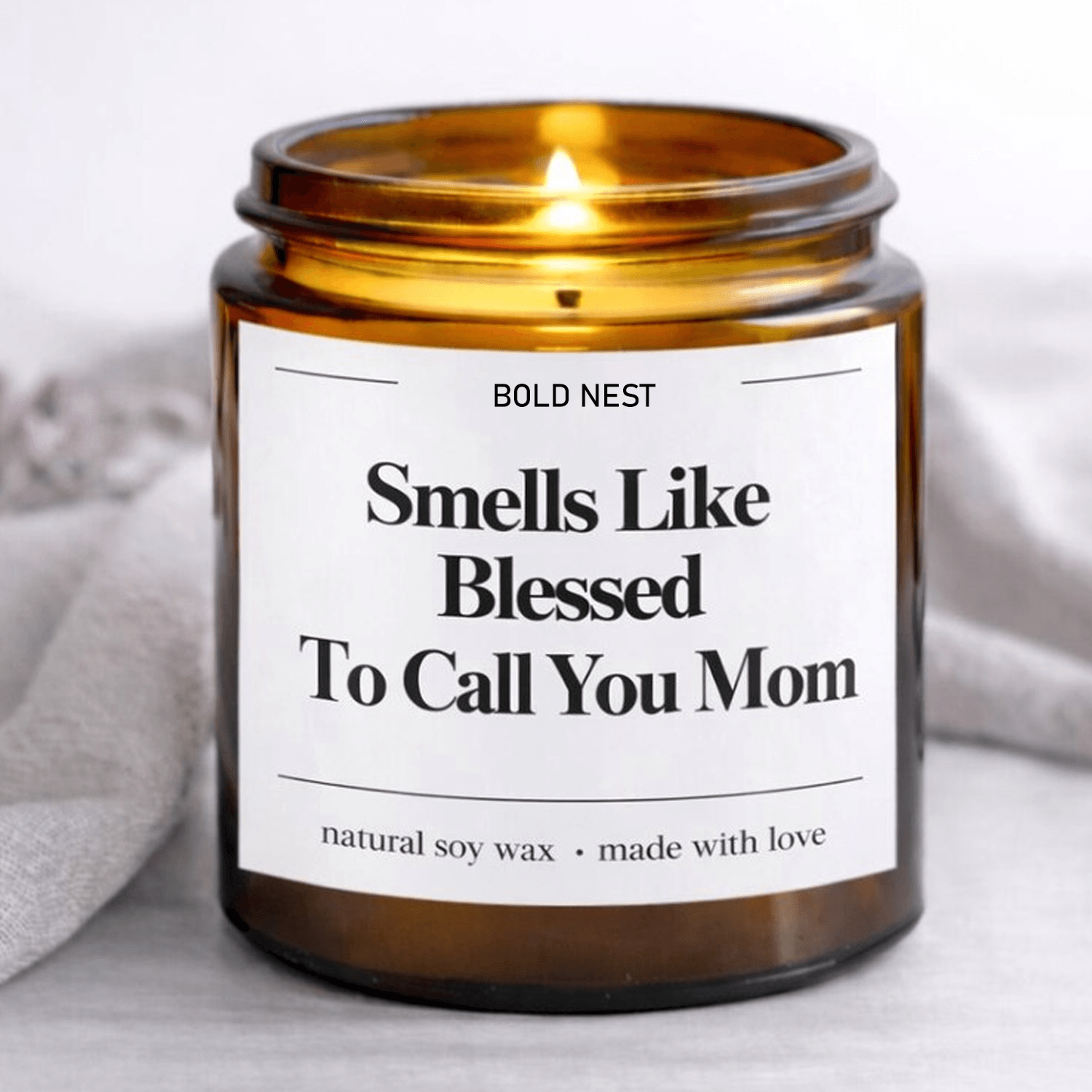 blessed to call you mom candle, mothers day gift for mom, sentimental mom gift, birthday gift from daughter son