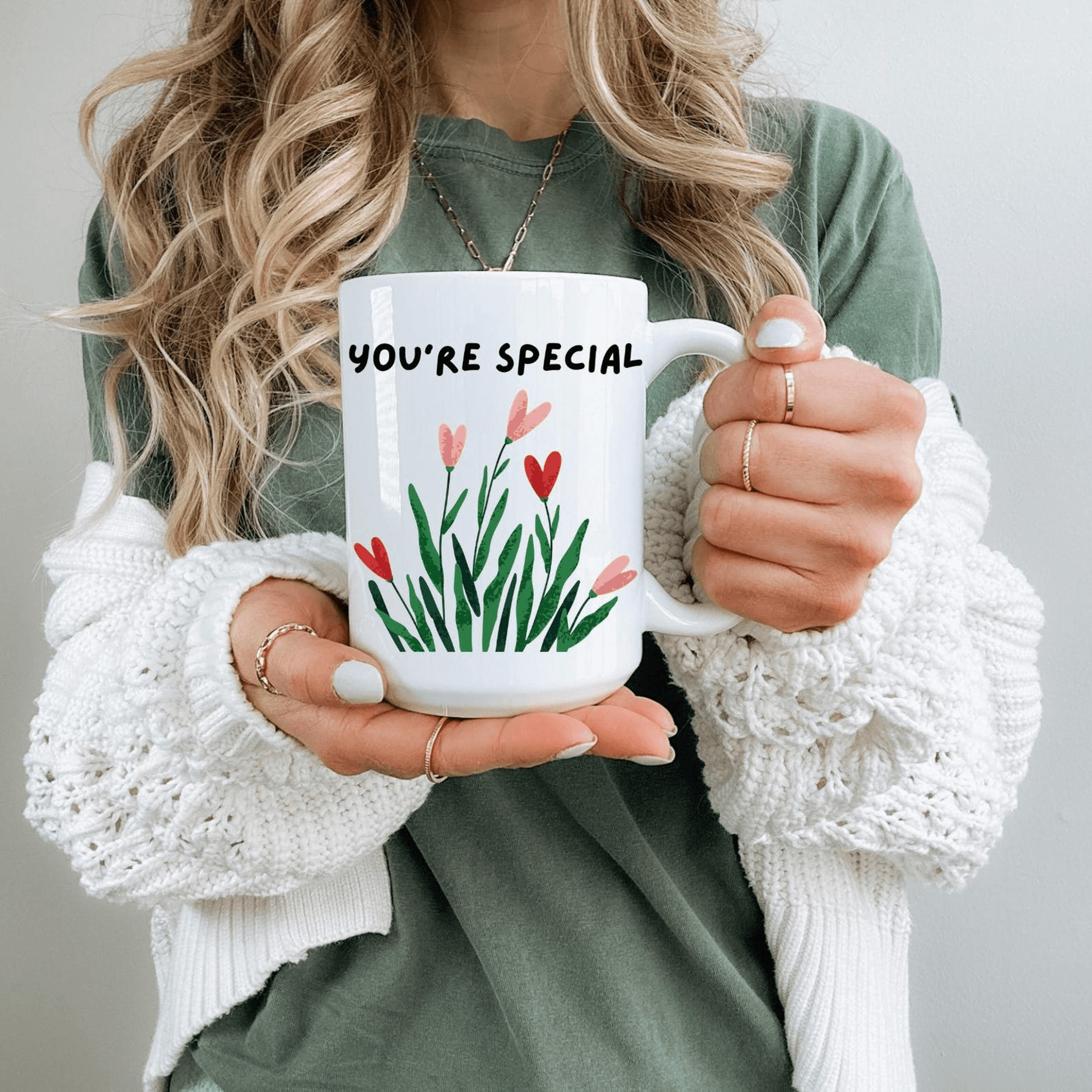 you're special mug inspirational two tone ceramic coffee mug thoughtful appreciation gift