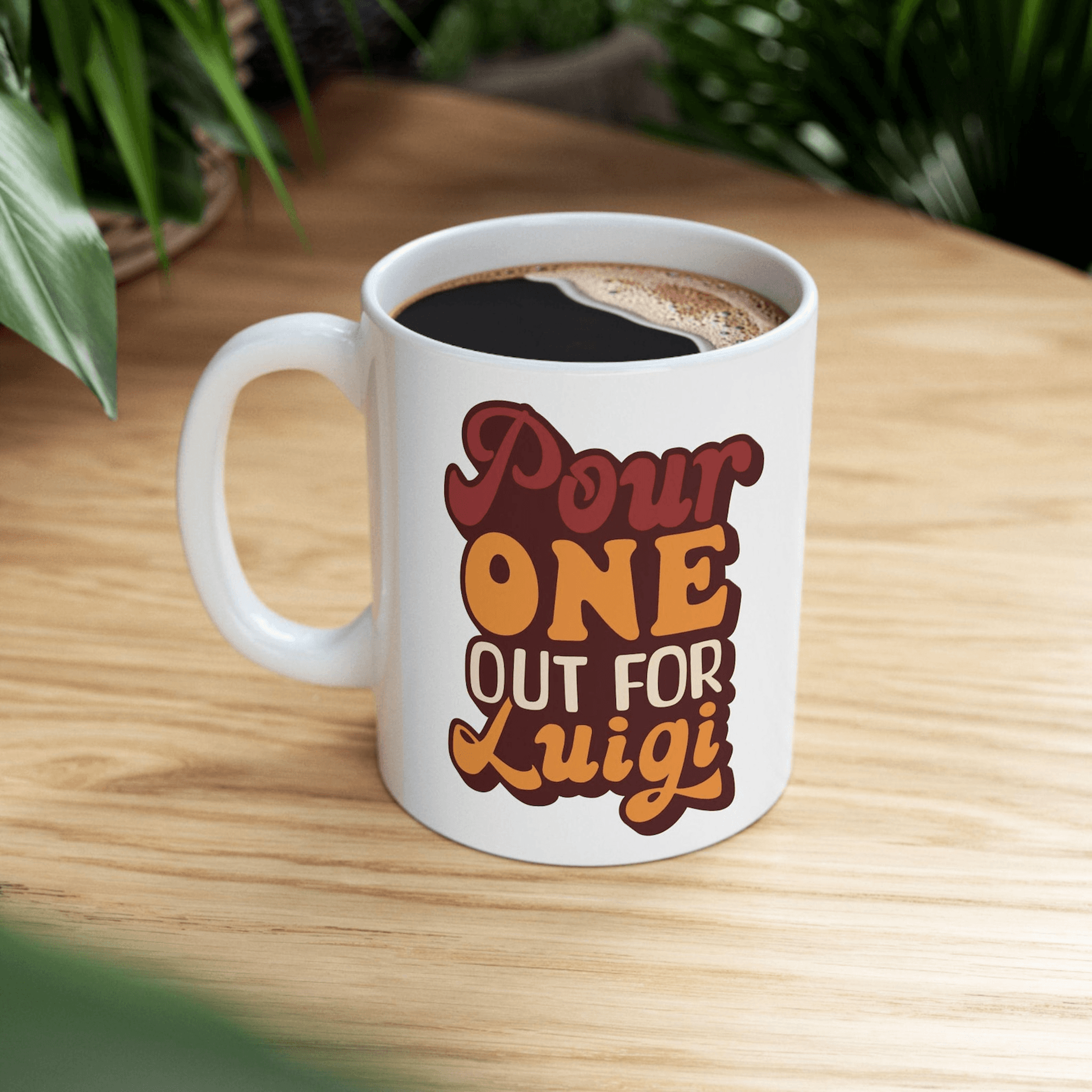 pour one out political humor coffee mug – funny satirical ceramic gift cup