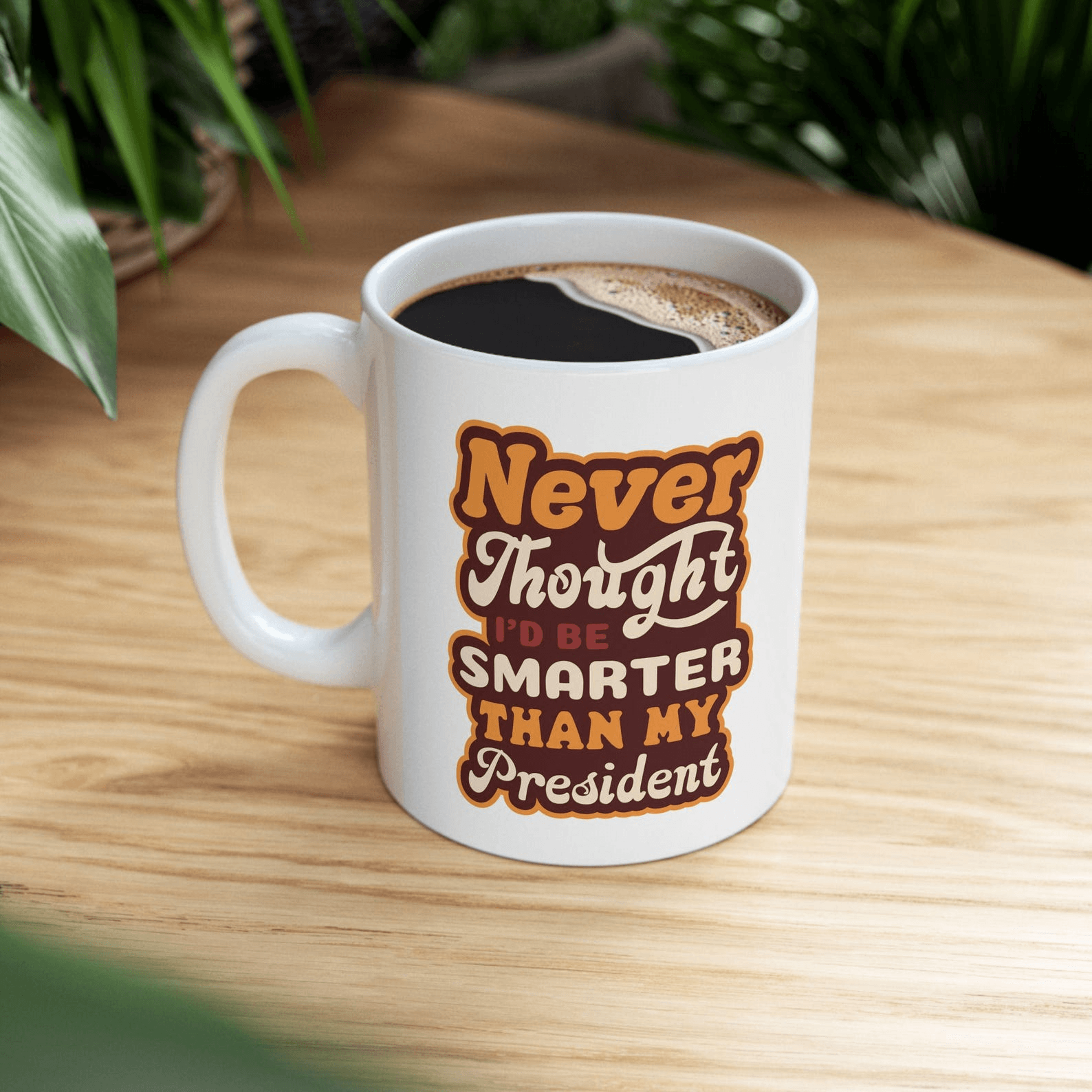 resist political humor coffee mug – funny anti trump ceramic gift for coffee lovers