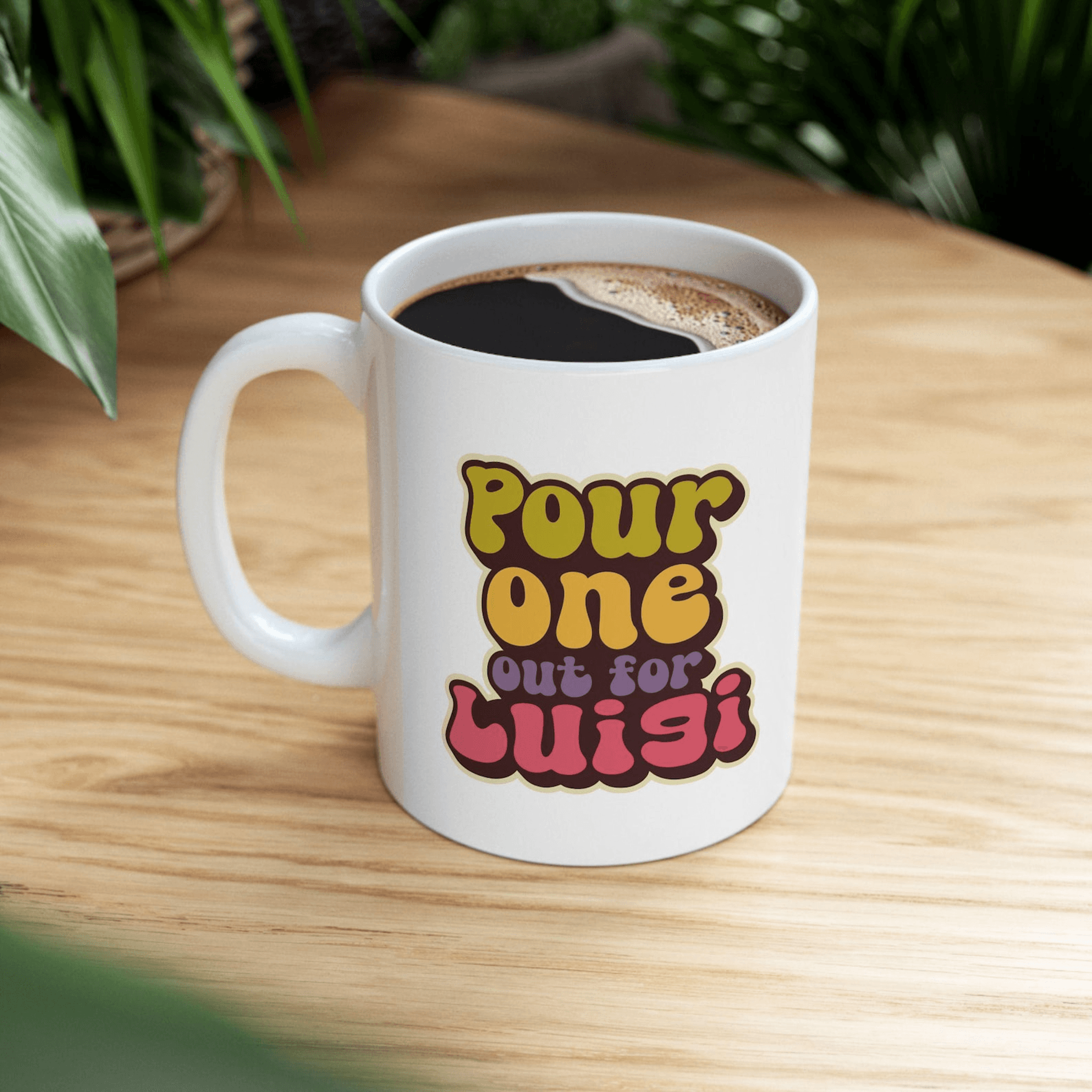 pour one out political humor coffee mug – funny satirical ceramic gift