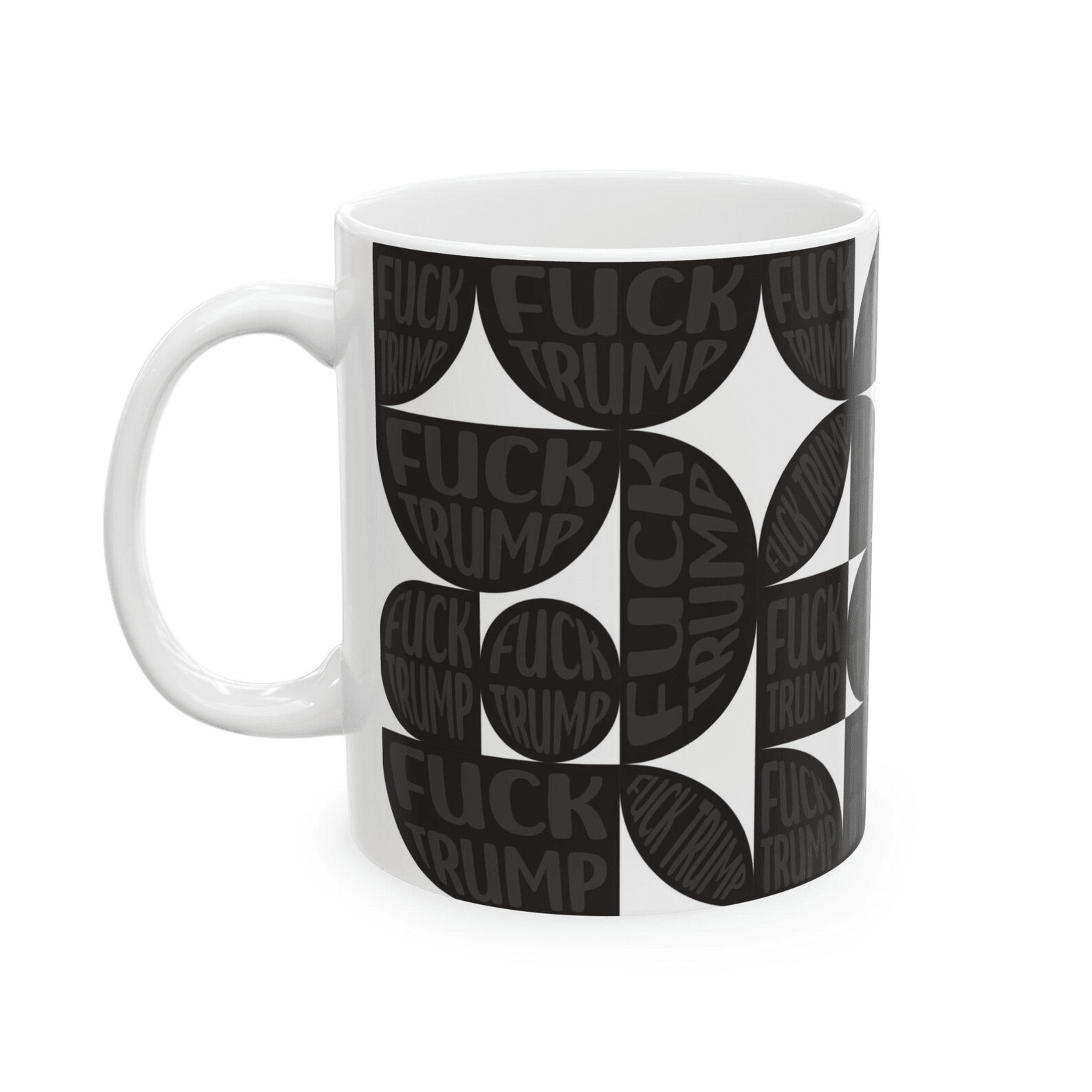 anti trump political coffee mug – bold ceramic statement cup gift