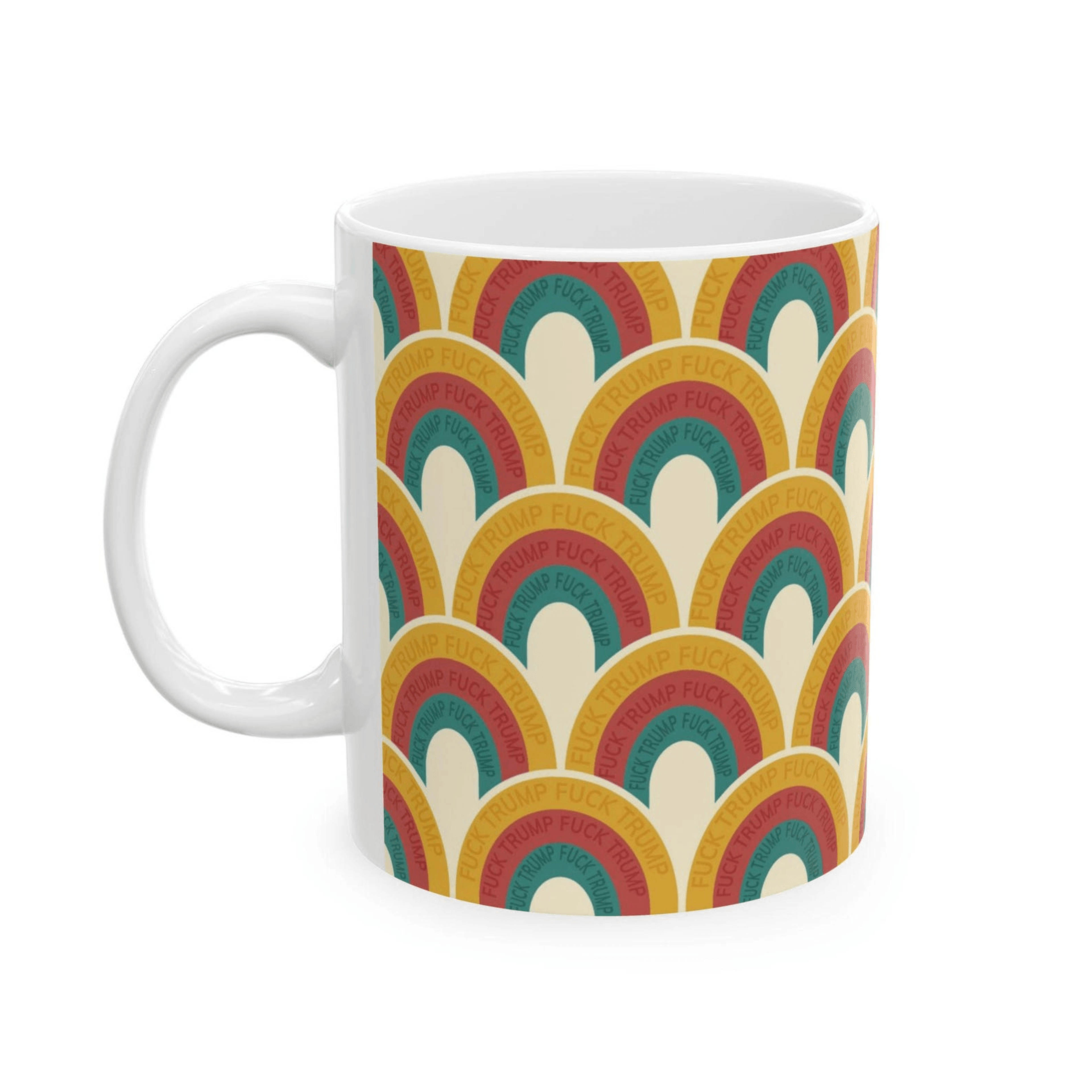 sarcastic anti trump mug – political humor ceramic coffee cup gift
