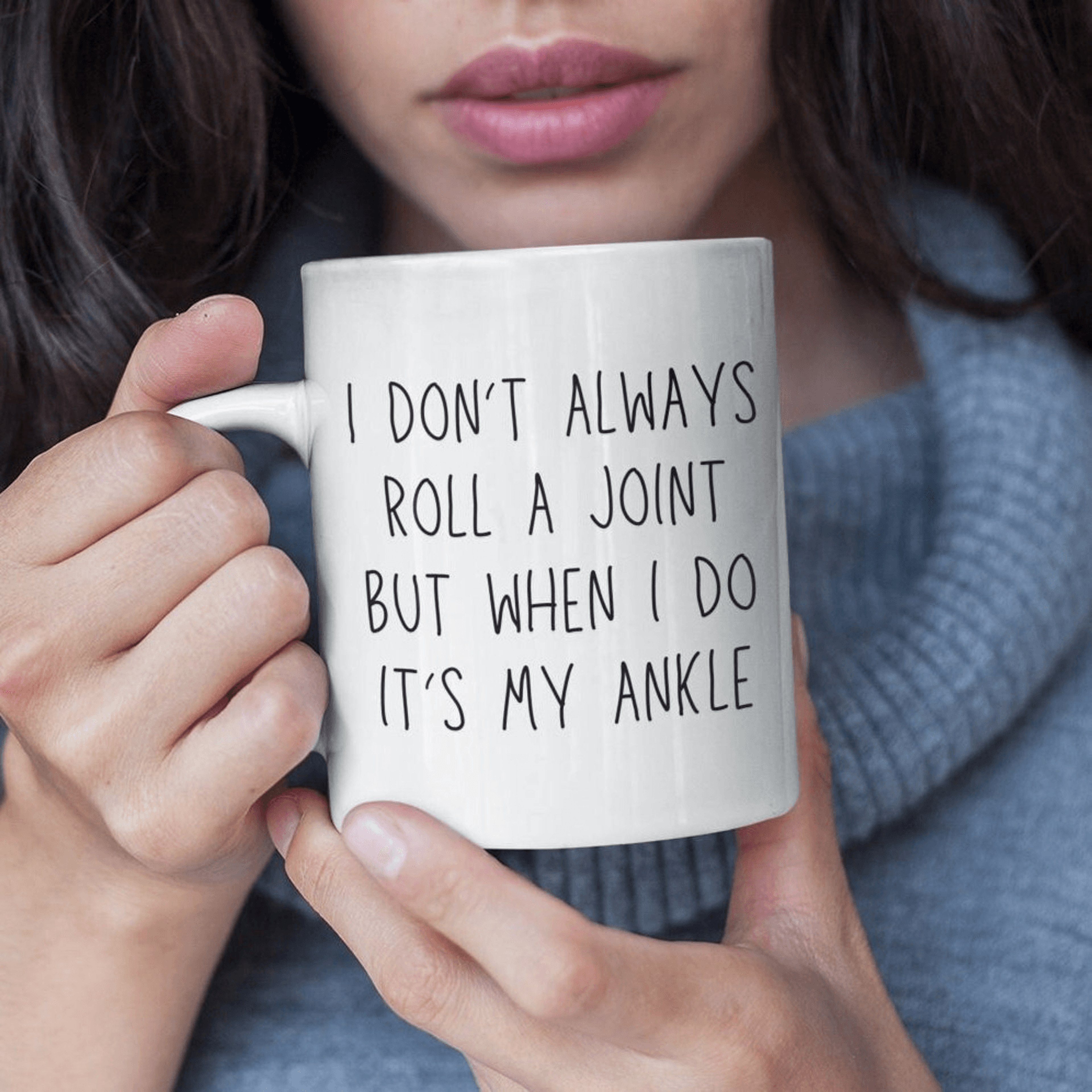 funny ankle injury get well soon mug – recovery ceramic coffee cup gift