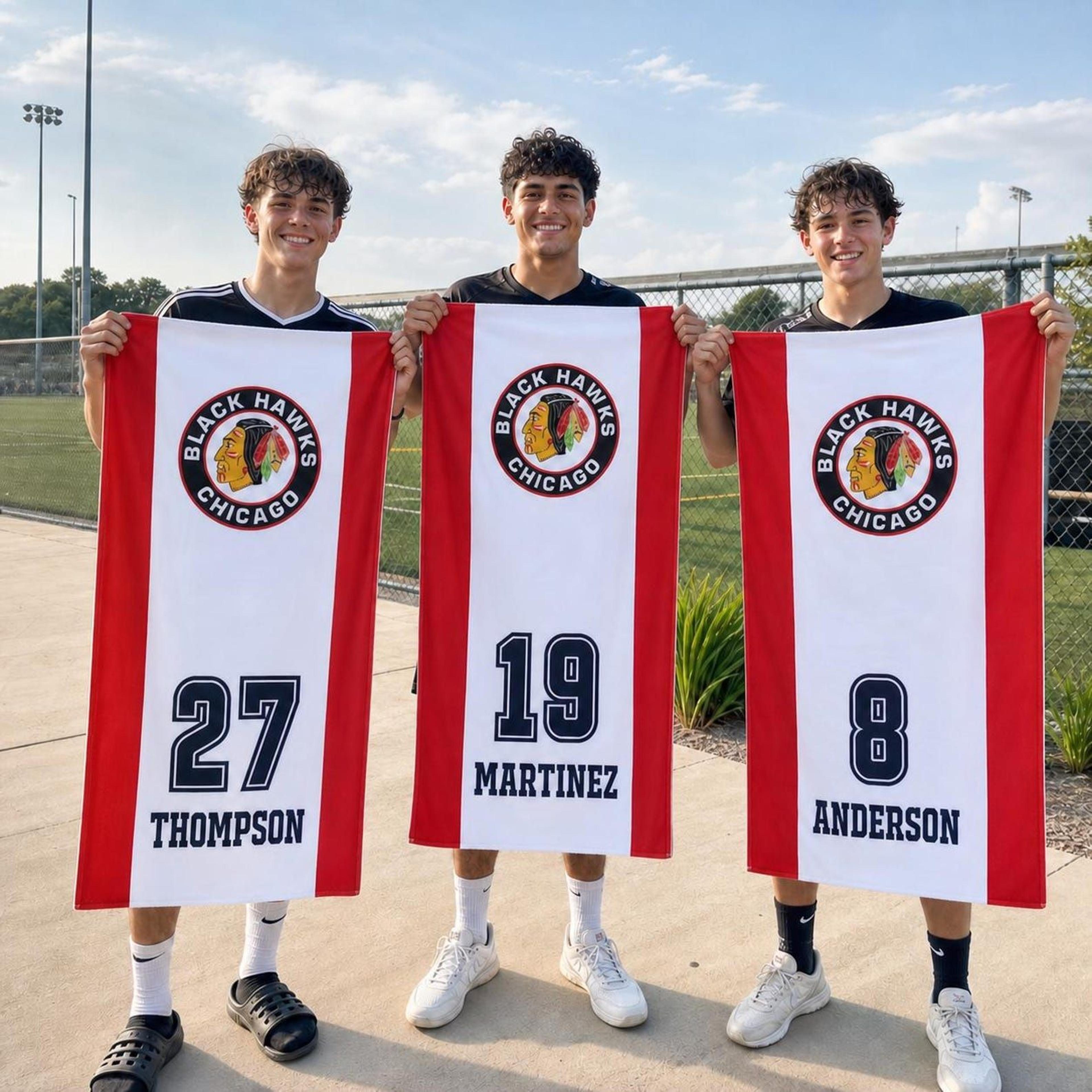 personalized team beach towel – custom sports team gift for athletes, swim teams & coaches