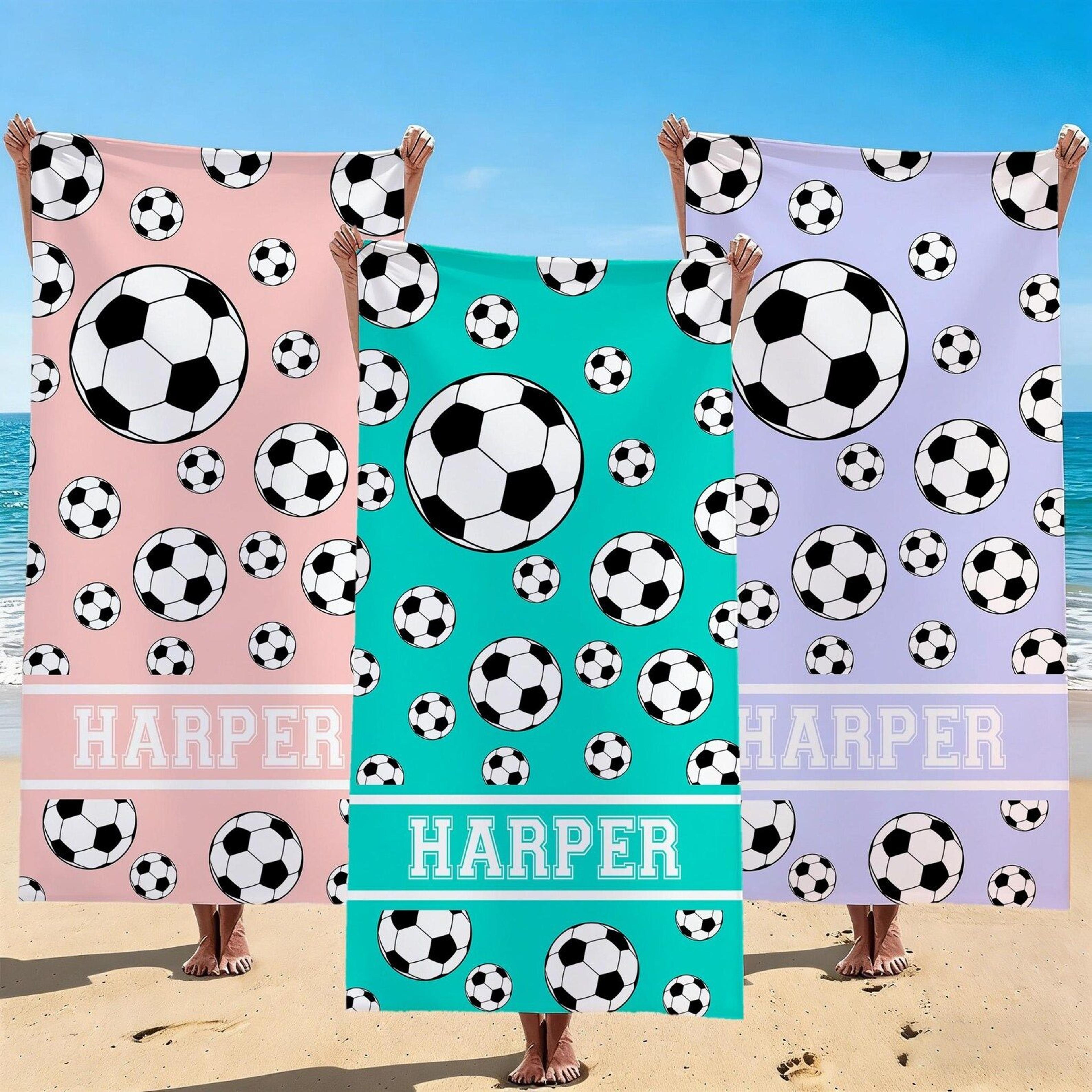 personalized soccer team towel class of 2026 senior graduation gift with name