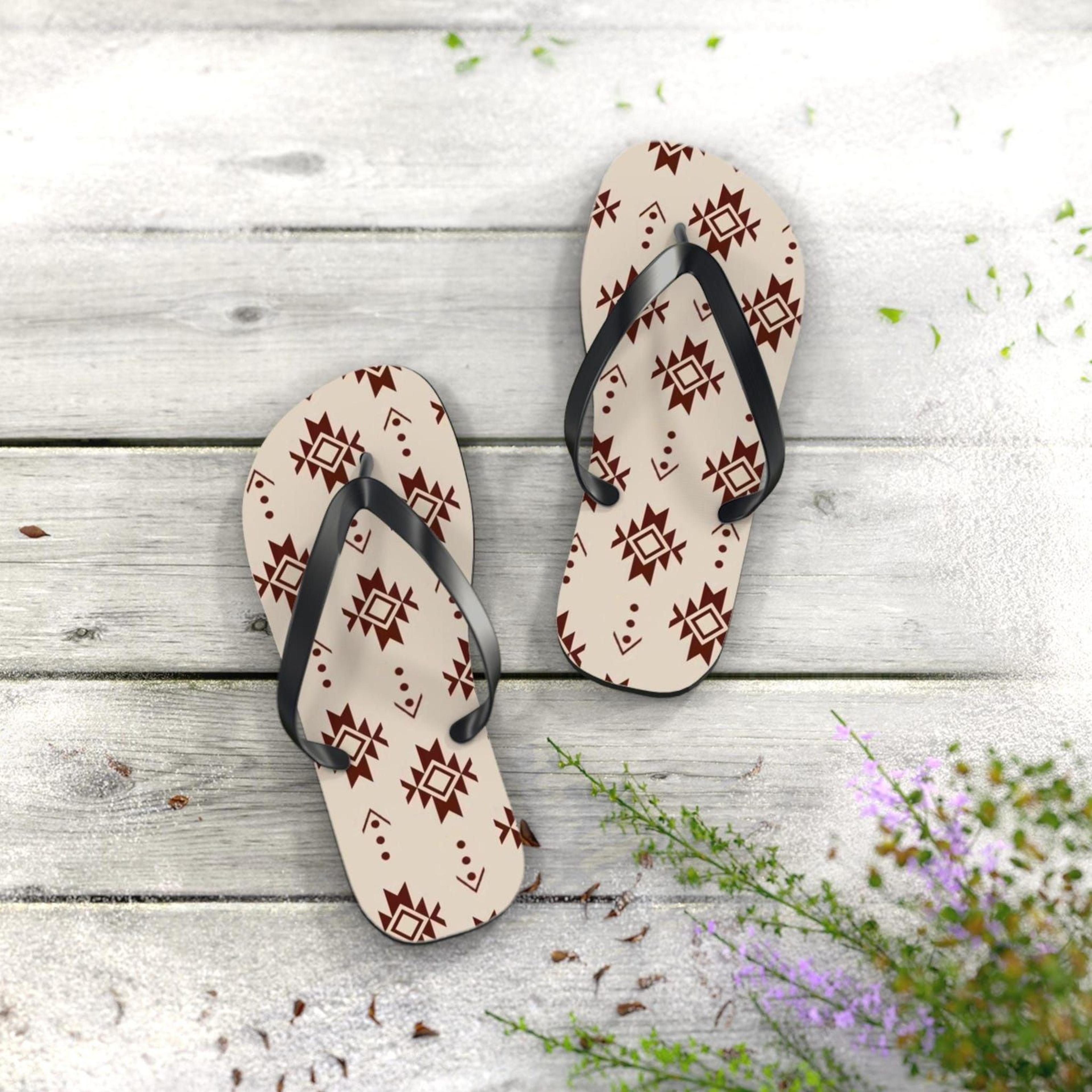 boho flip flops | comfortable summer sandals | festival footwear | vacation ready beach shoes
